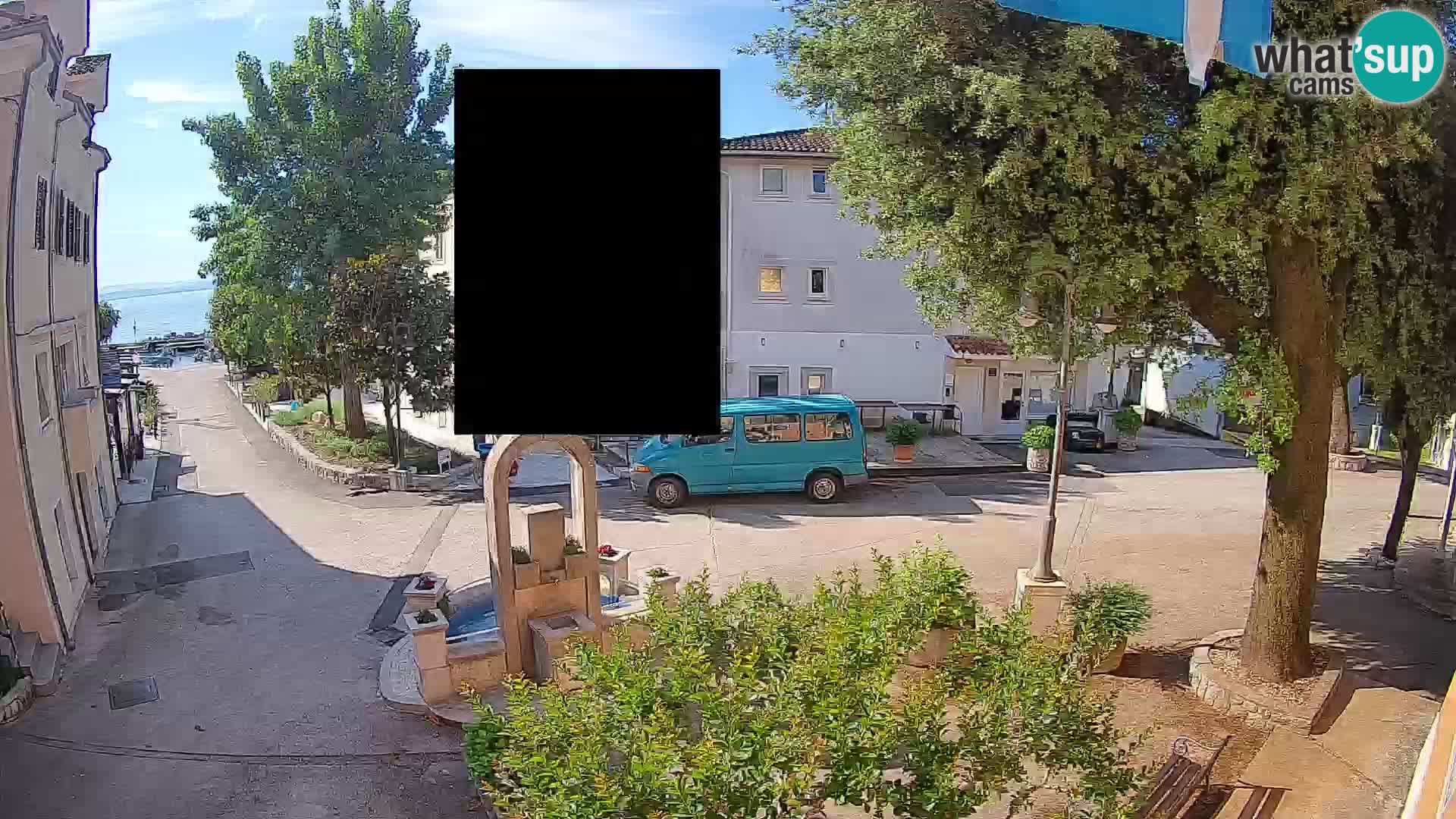 Webcam Centro Draga di Moschiena – Vista live sul centro