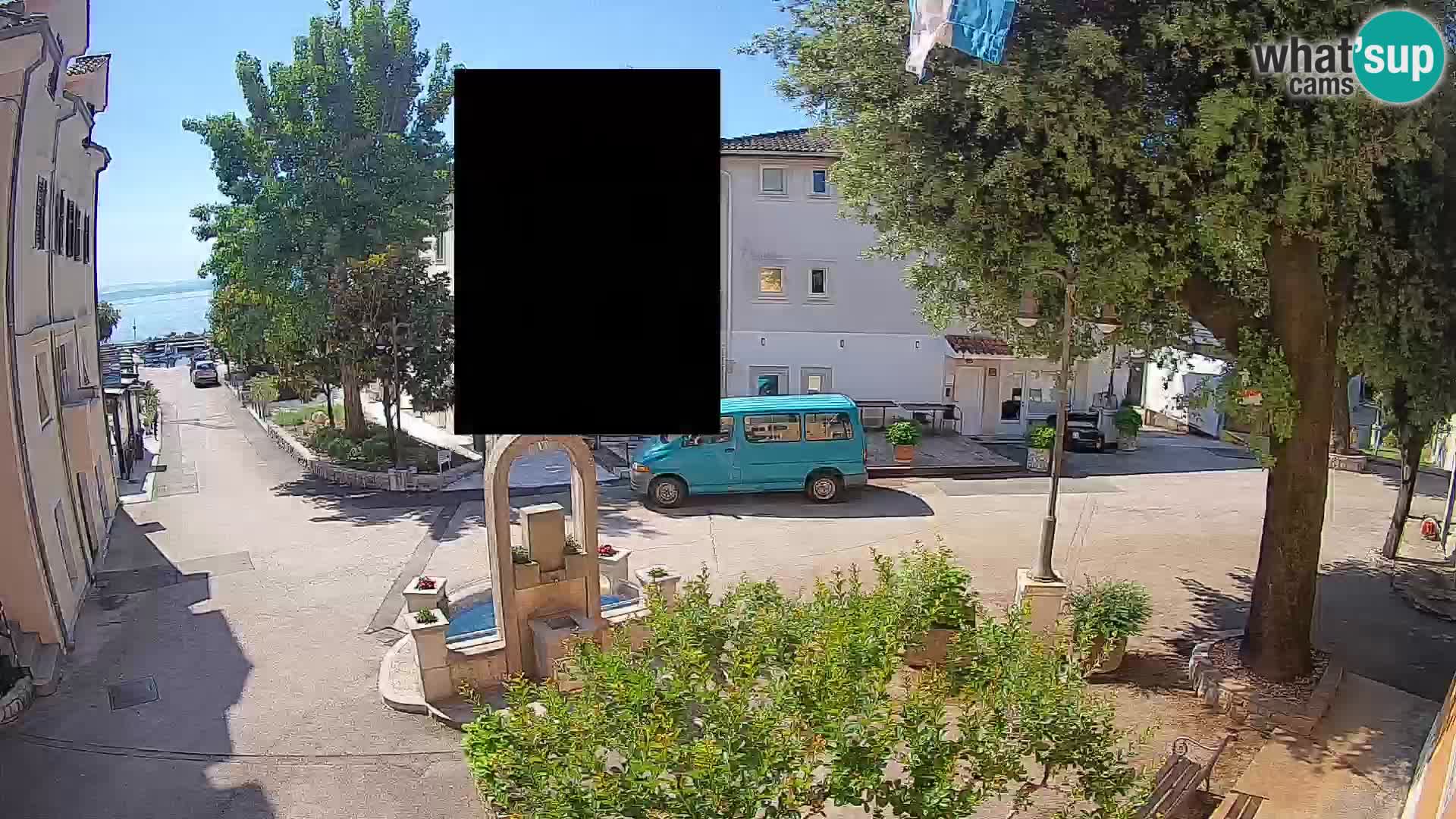 Webcam Mošćenička Draga Center – Live View of the Town Center