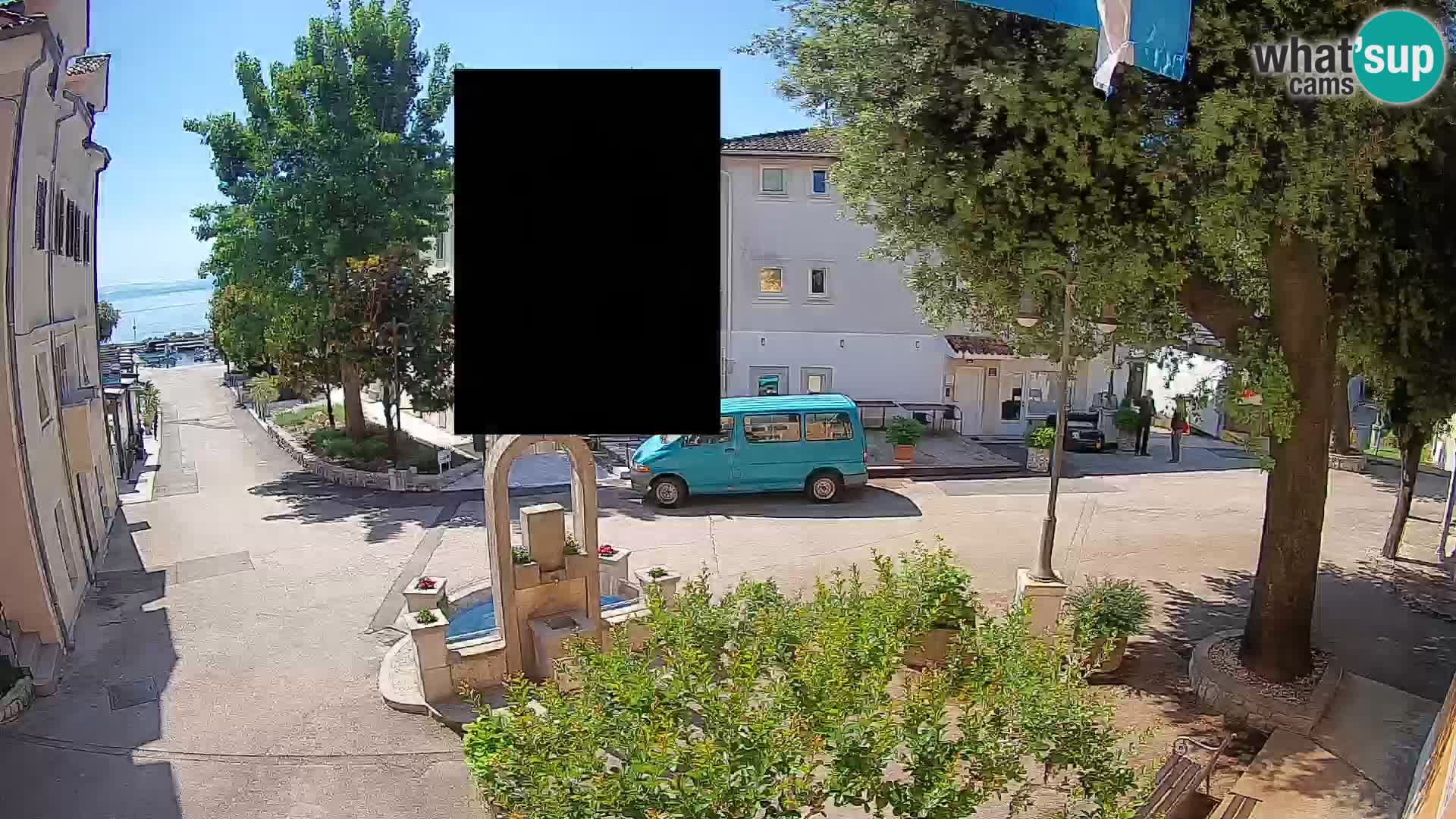 Webcam Centro Draga di Moschiena – Vista live sul centro