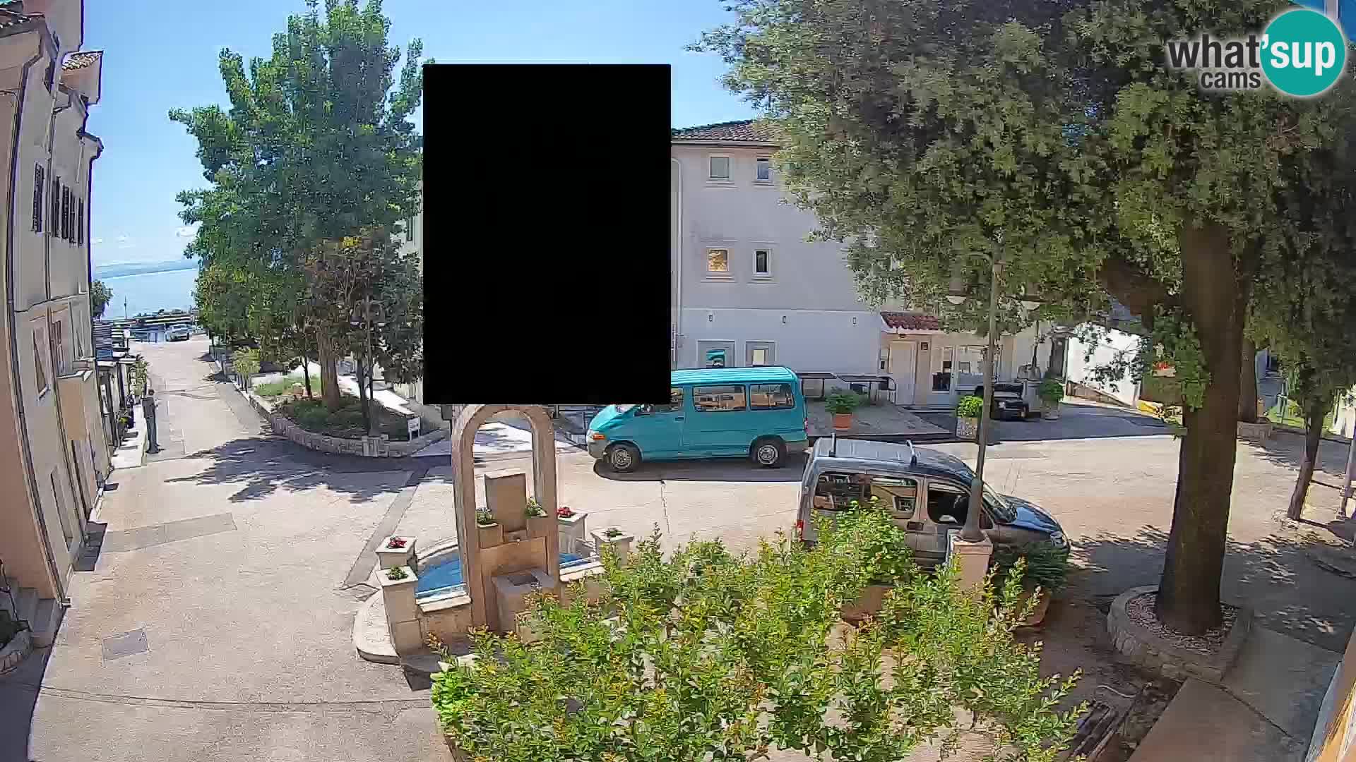 Webcam Mošćenička Draga Zentrum – Liveblick auf das Ortszentrum