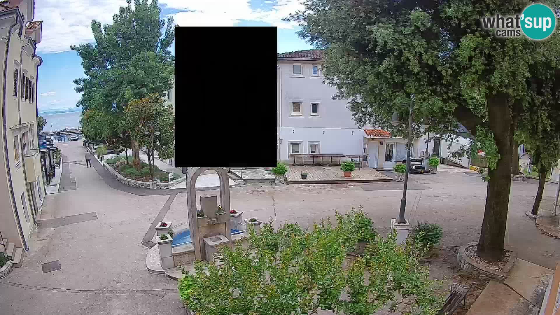 Webcam Centro Draga di Moschiena – Vista live sul centro