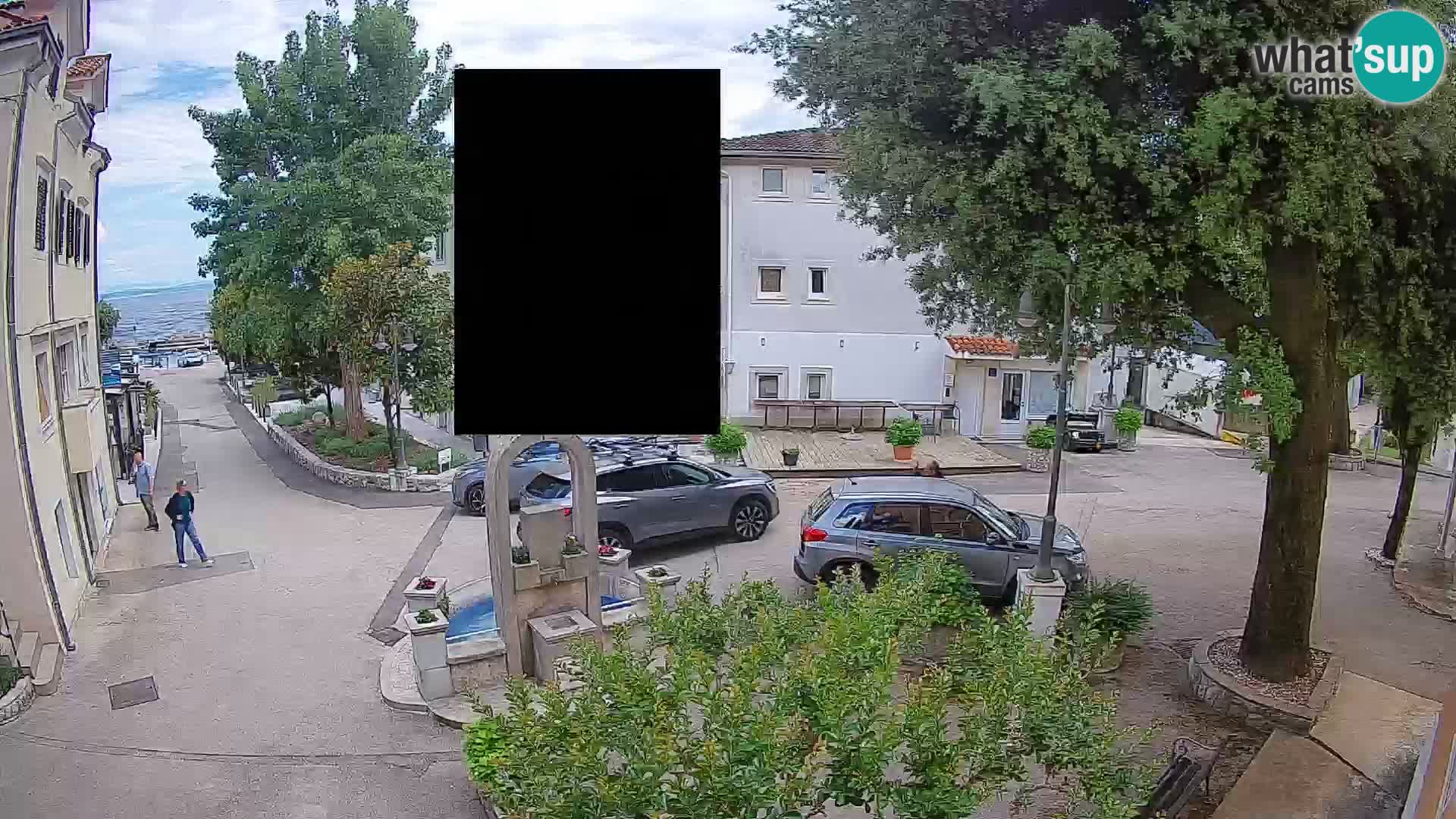 Webcam Mošćenička Draga Center – Live View of the Town Center