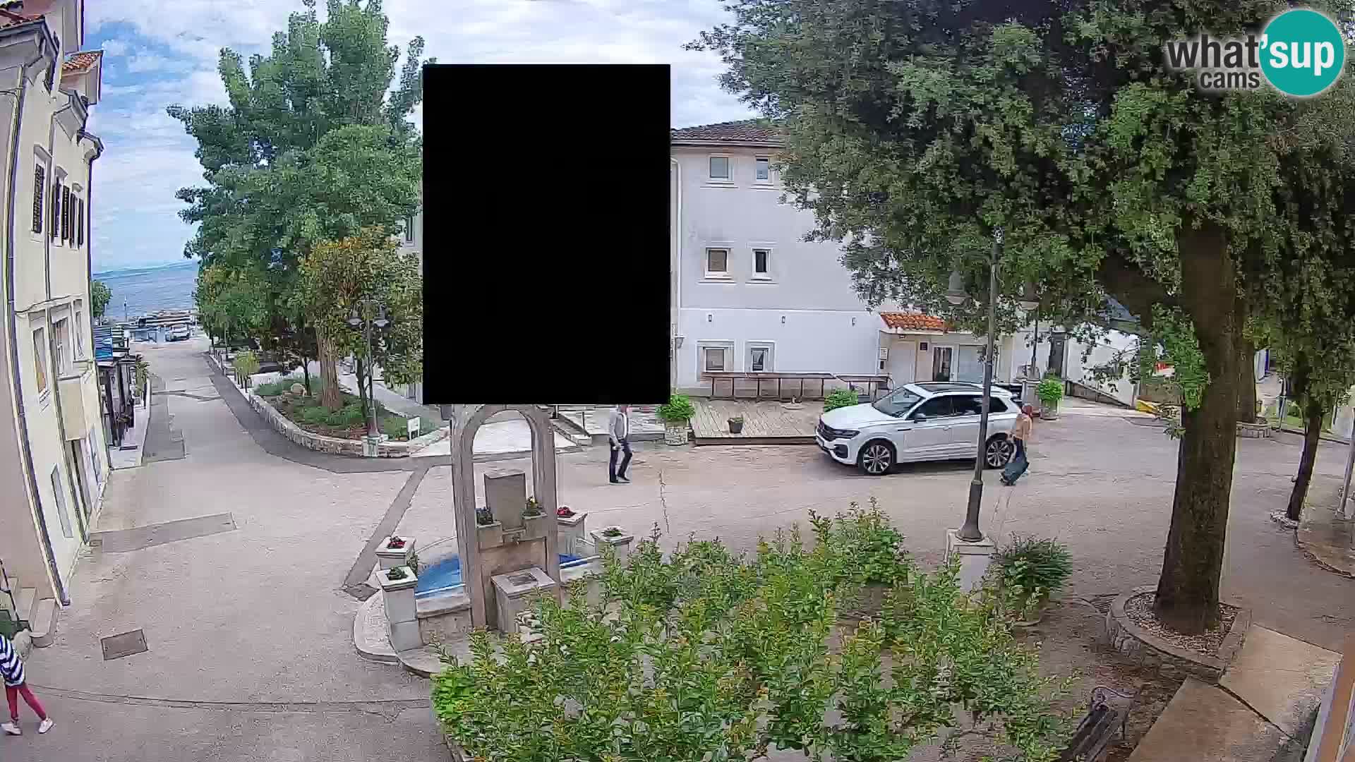 Webcam Mošćenička Draga Zentrum – Liveblick auf das Ortszentrum