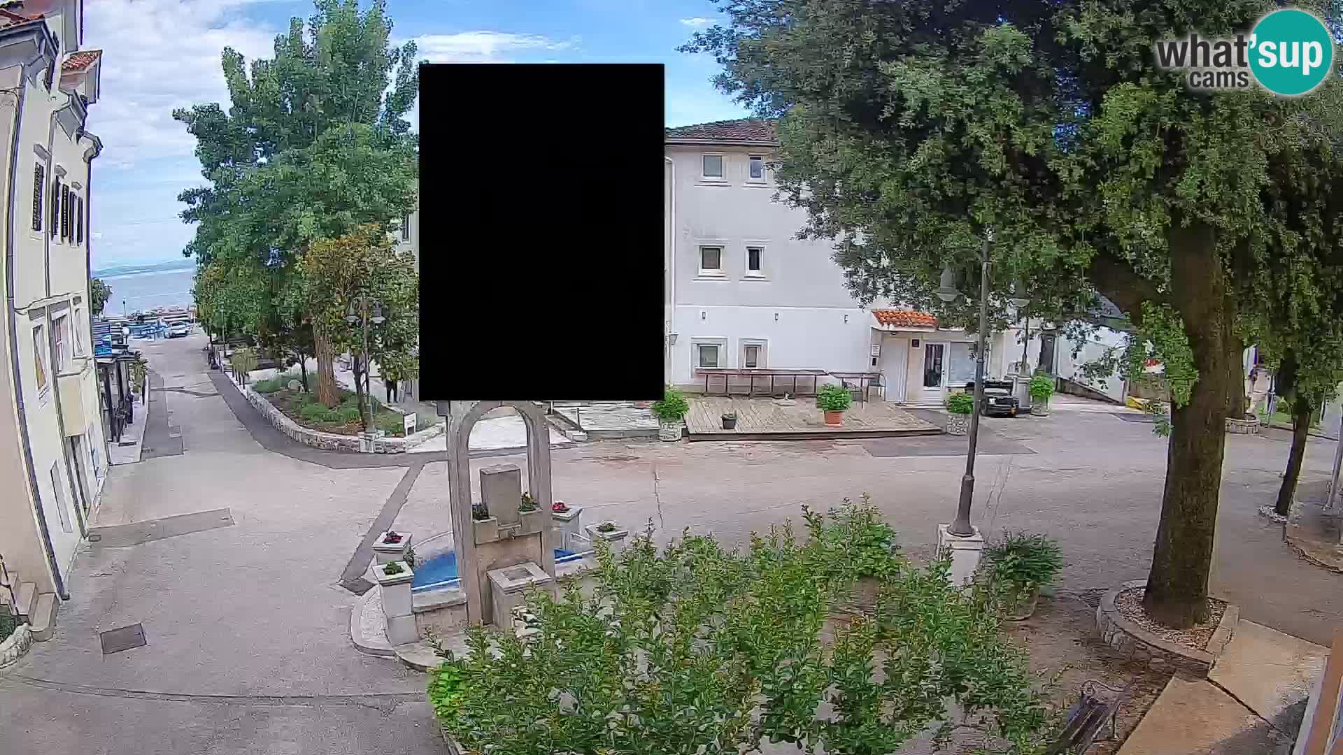 Webcam Centro Draga di Moschiena – Vista live sul centro