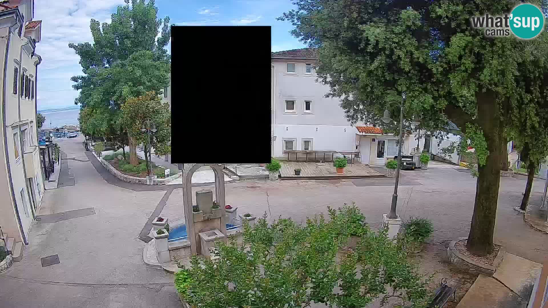 Webcam Mošćenička Draga Center – Live View of the Town Center