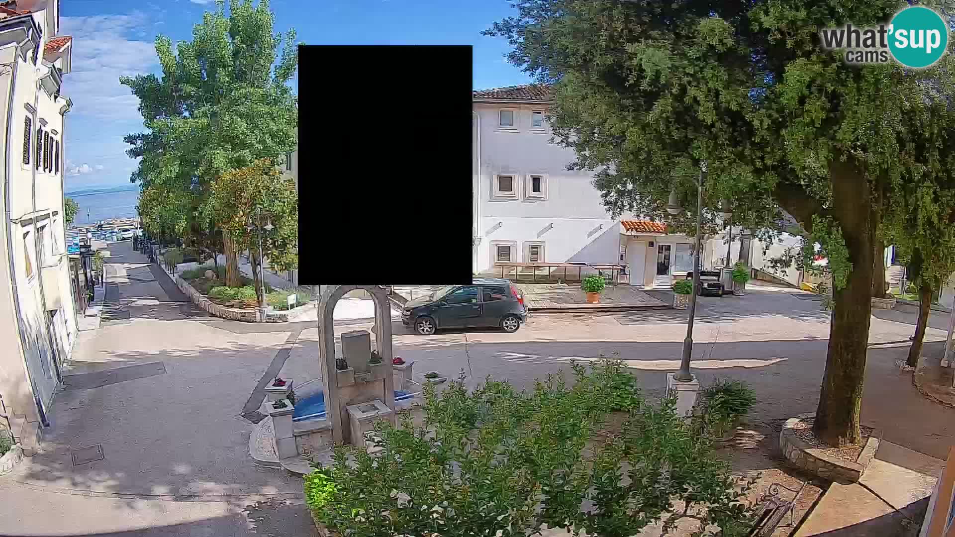 Webcam Centre de Mošćenička Draga – Vue en direct du centre-ville