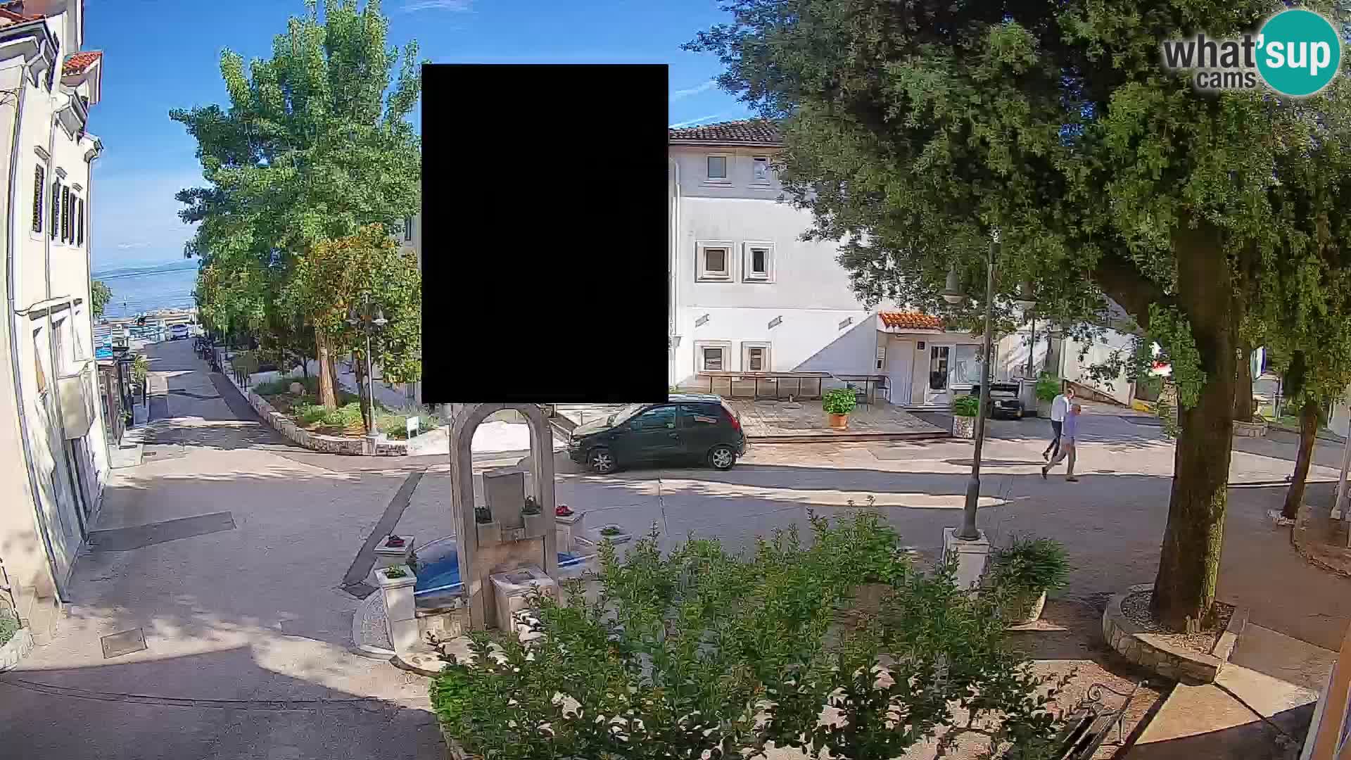 Webcam Centro Draga di Moschiena – Vista live sul centro