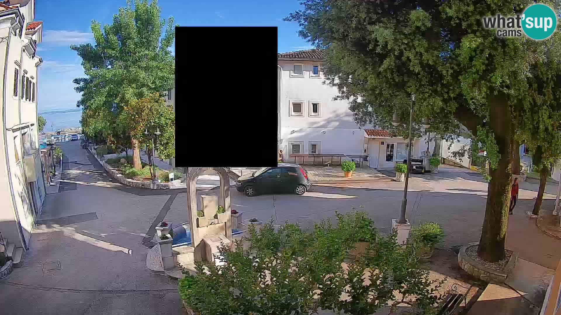 Webcam centre de Mošćenička Draga – Vue en direct du centre-ville