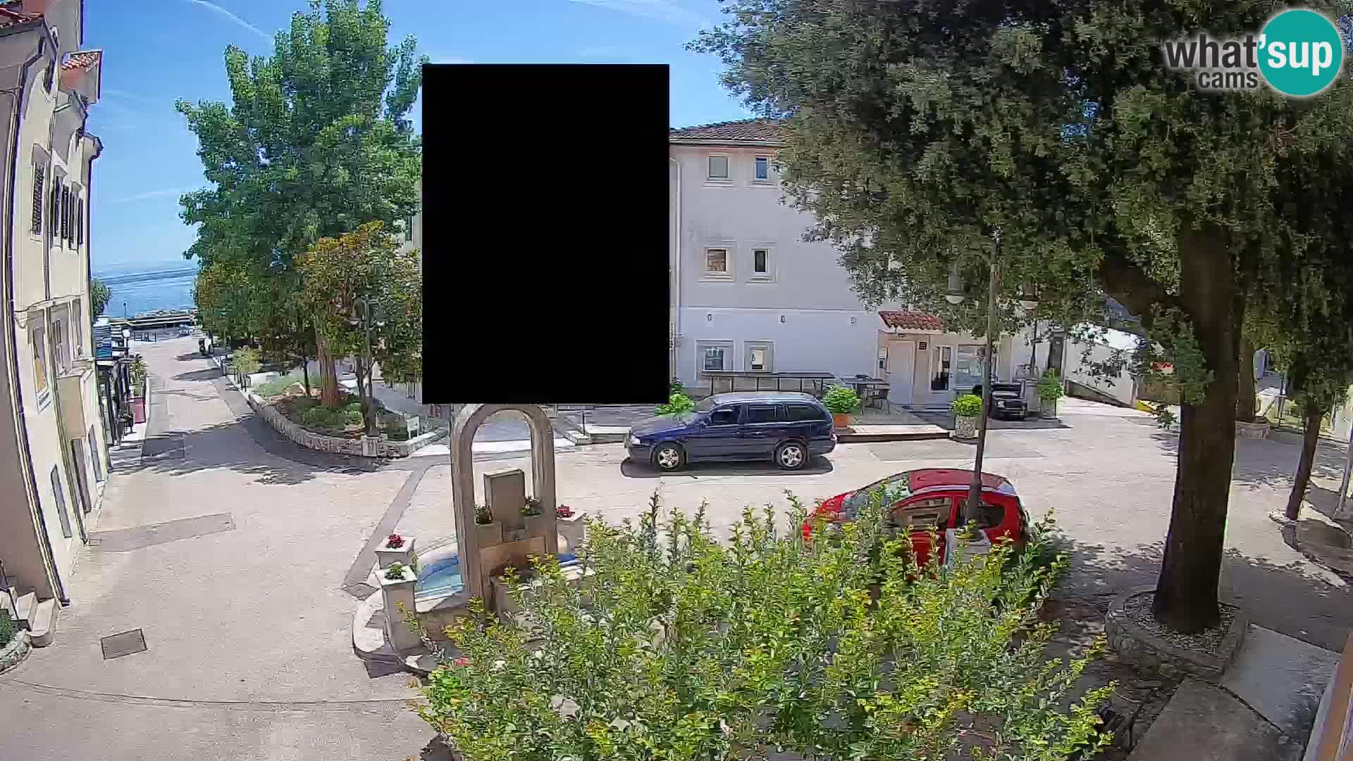 Webcam Centro Draga di Moschiena – Vista live sul centro