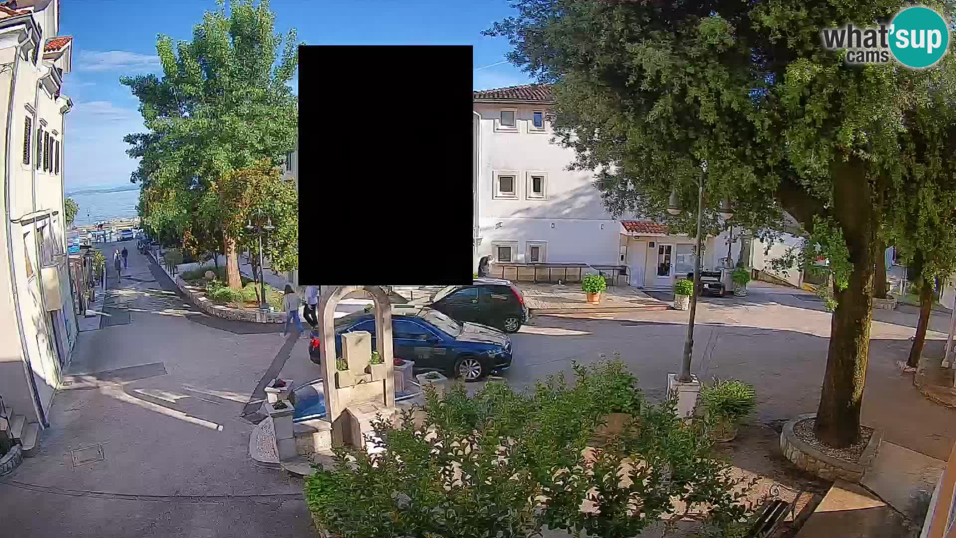 Webcam Centre de Mošćenička Draga – Vue en direct du centre-ville