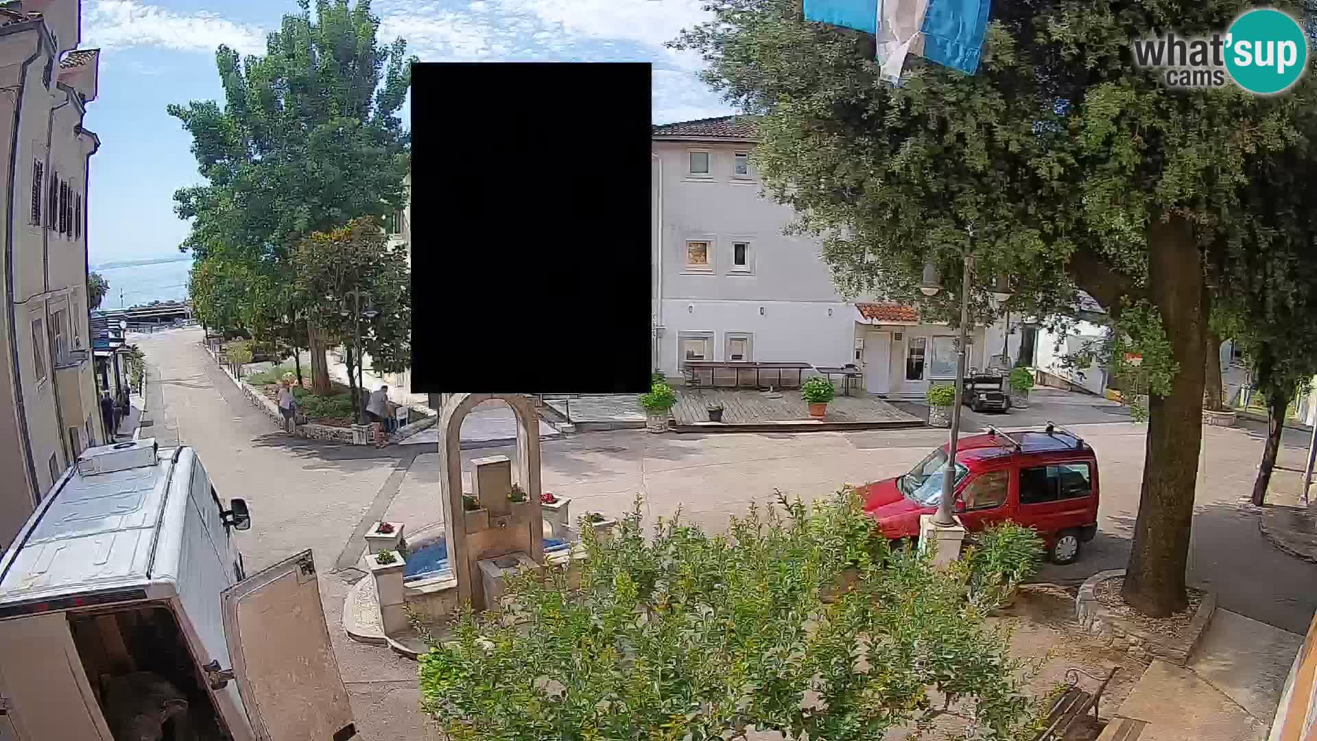 Webcam Mošćenička Draga Center – Live View of the Town Center
