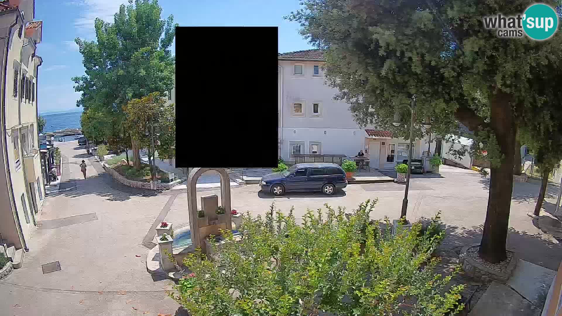Webcam Centro Draga di Moschiena – Vista live sul centro