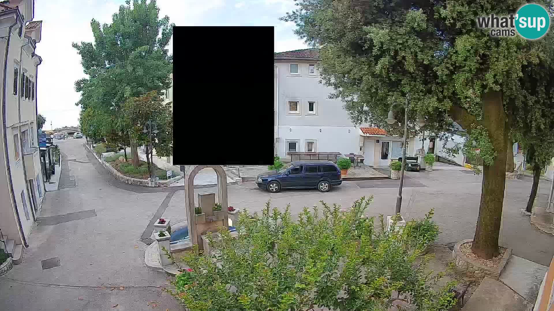 Webcam centre de Mošćenička Draga – Vue en direct du centre-ville