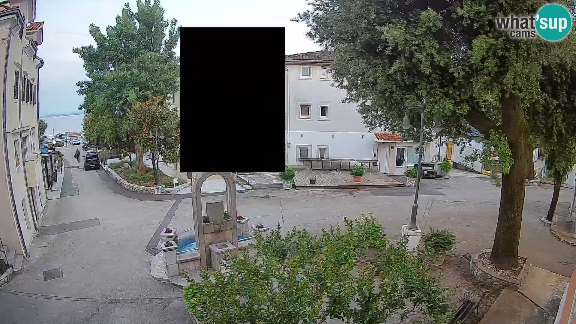 Webcam Centro Draga di Moschiena – Vista live sul centro