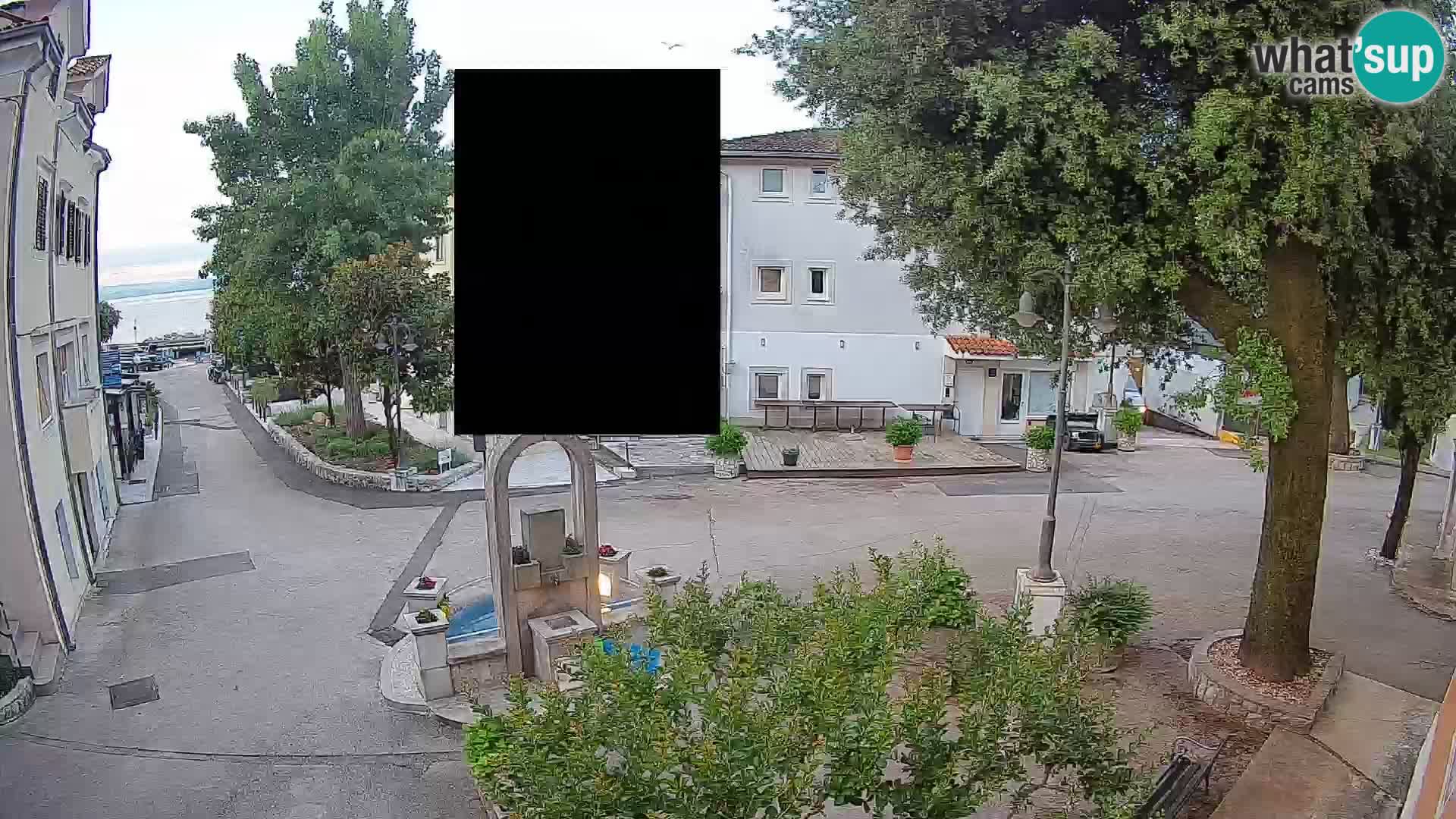 Webcam Centro Draga di Moschiena – Vista live sul centro