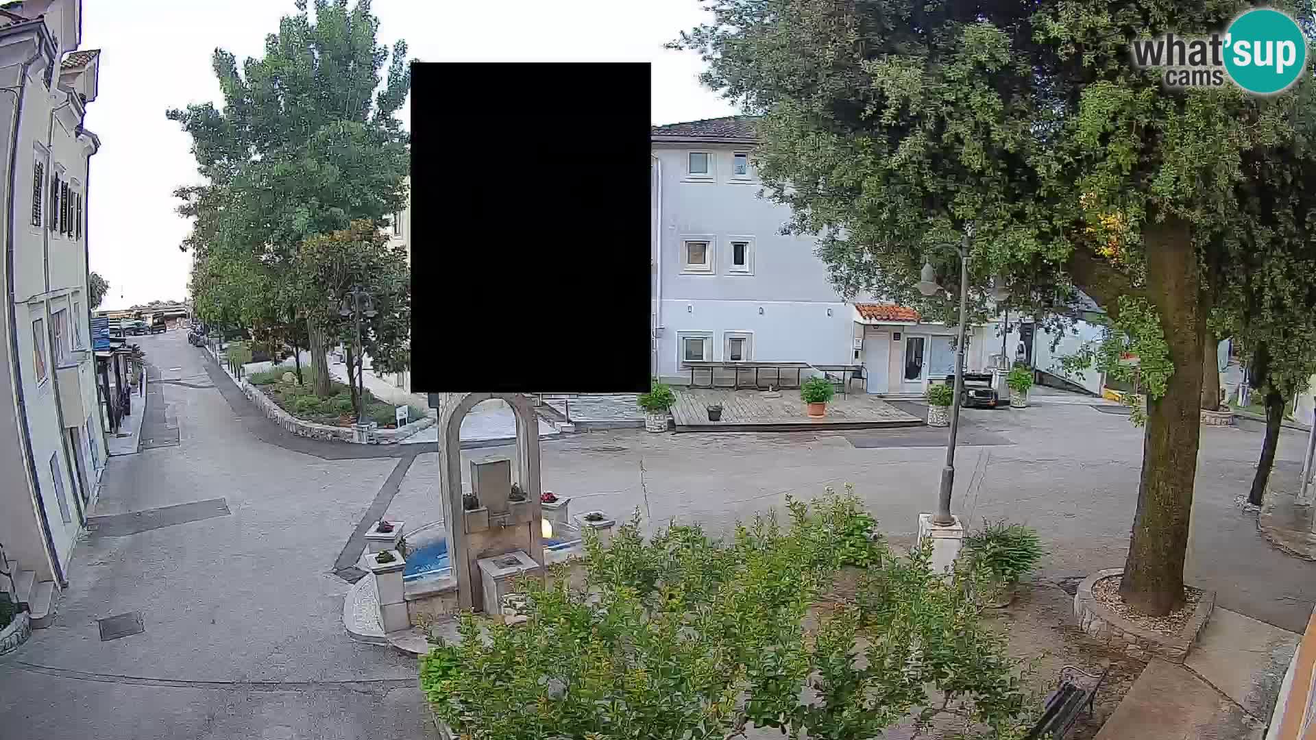 Webcam Mošćenička Draga Center – Live View of the Town Center