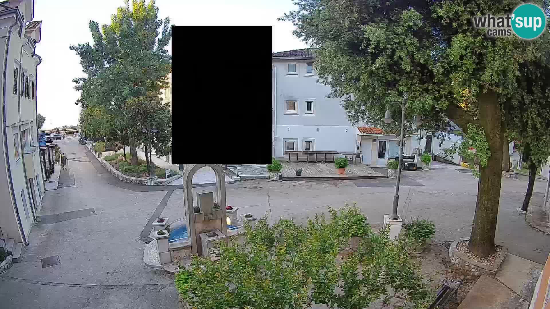 Webcam Mošćenička Draga Center – Live View of the Town Center