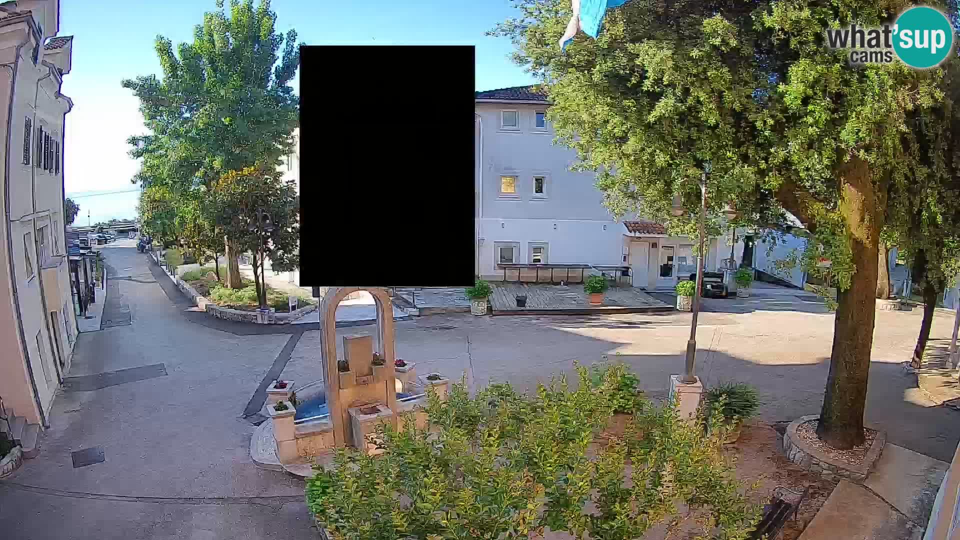 Webcam Centro Draga di Moschiena – Vista live sul centro