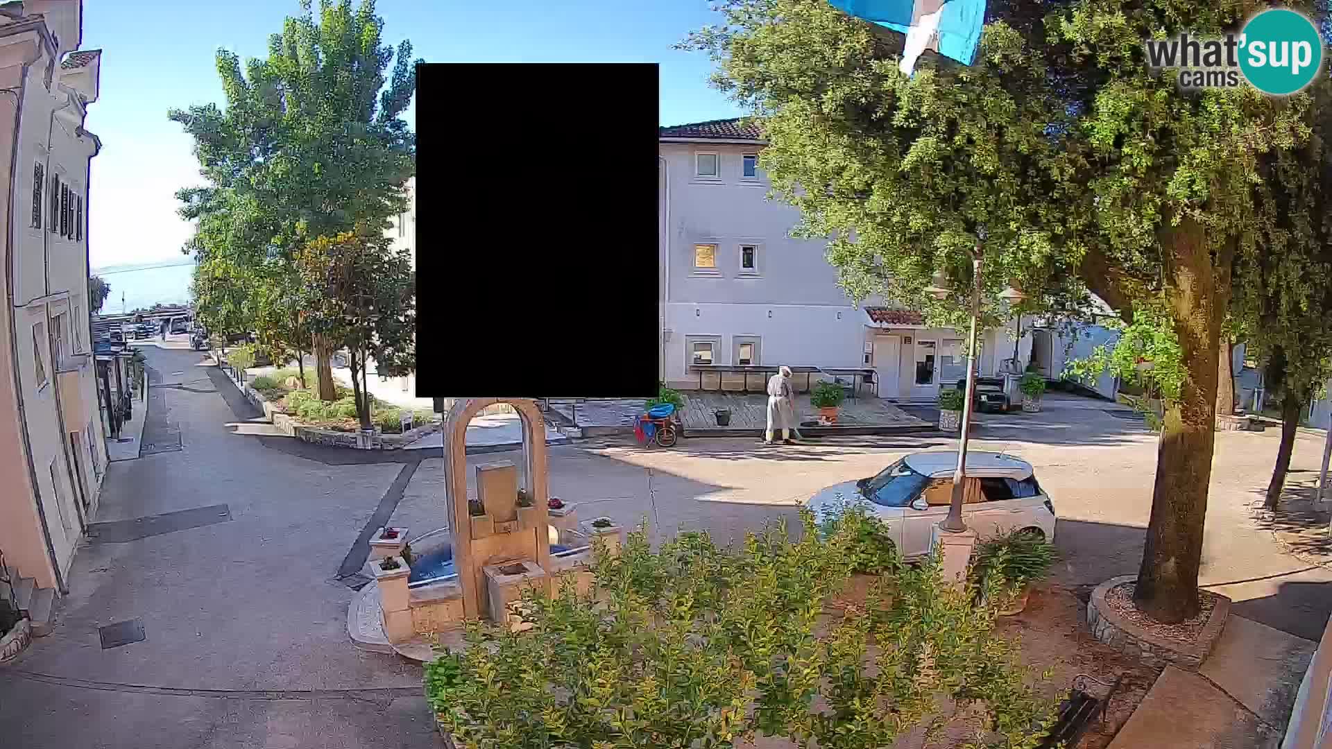Webcam Mošćenička Draga Zentrum – Liveblick auf das Ortszentrum