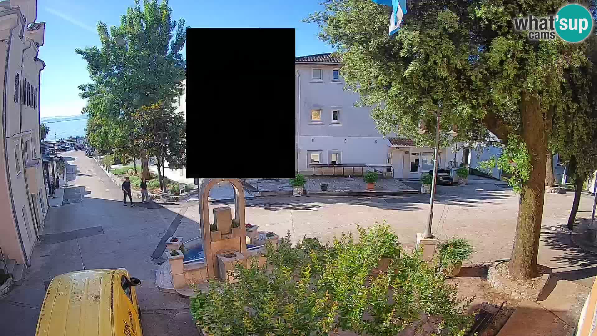 Webcam Mošćenička Draga Center – Live View of the Town Center