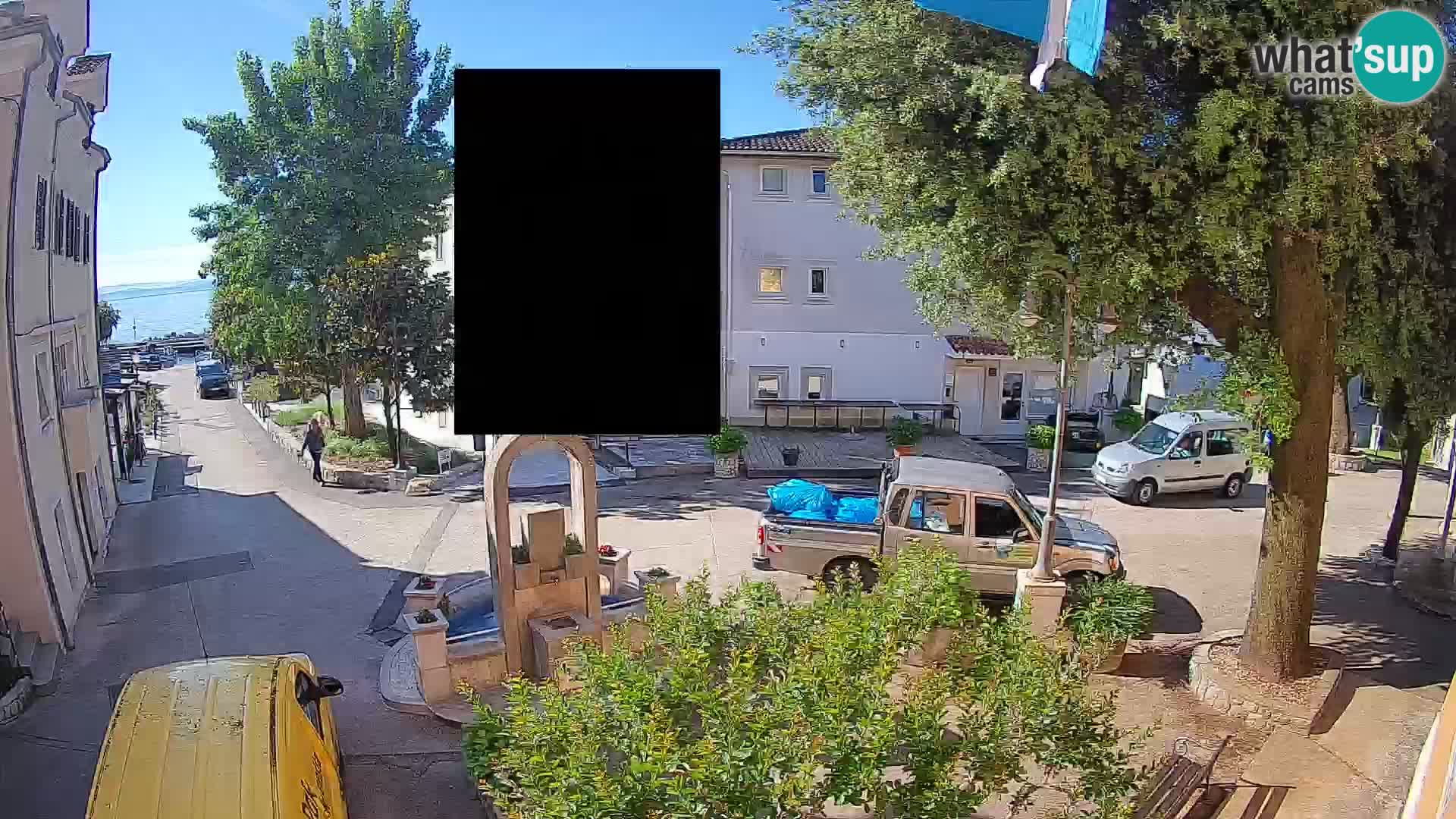 Spletna kamera center Mošćeniška Draga – Pogled v živo