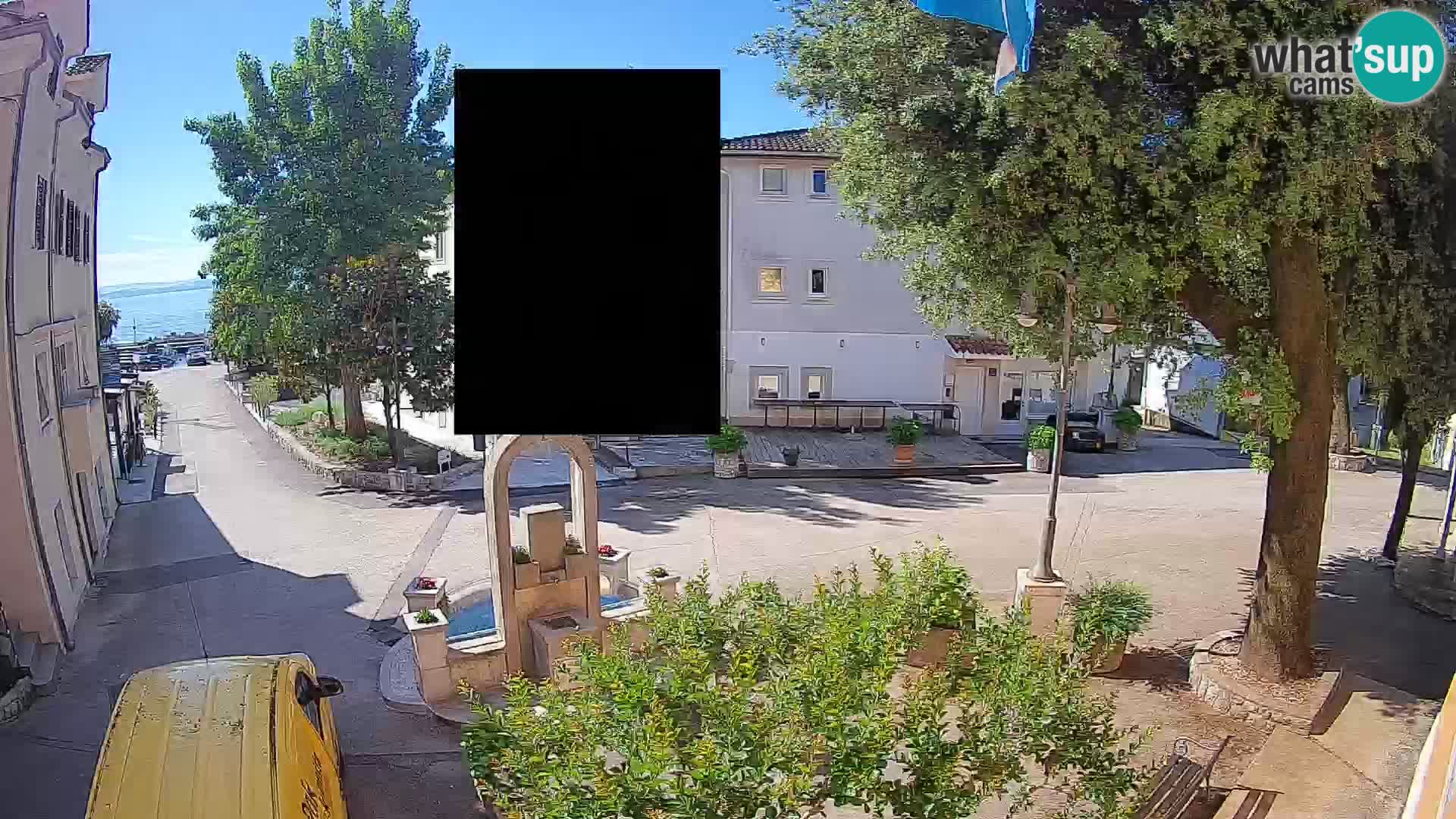 Webcam Mošćenička Draga Center – Live View of the Town Center