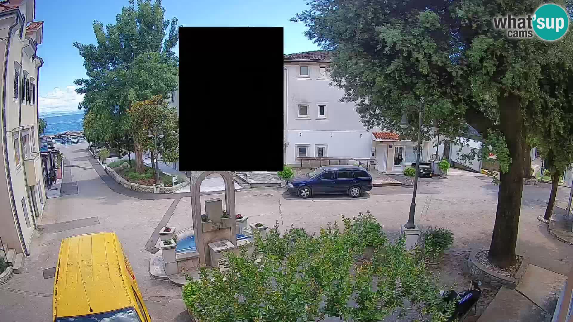 Webcam Mošćenička Draga Center – Live View of the Town Center