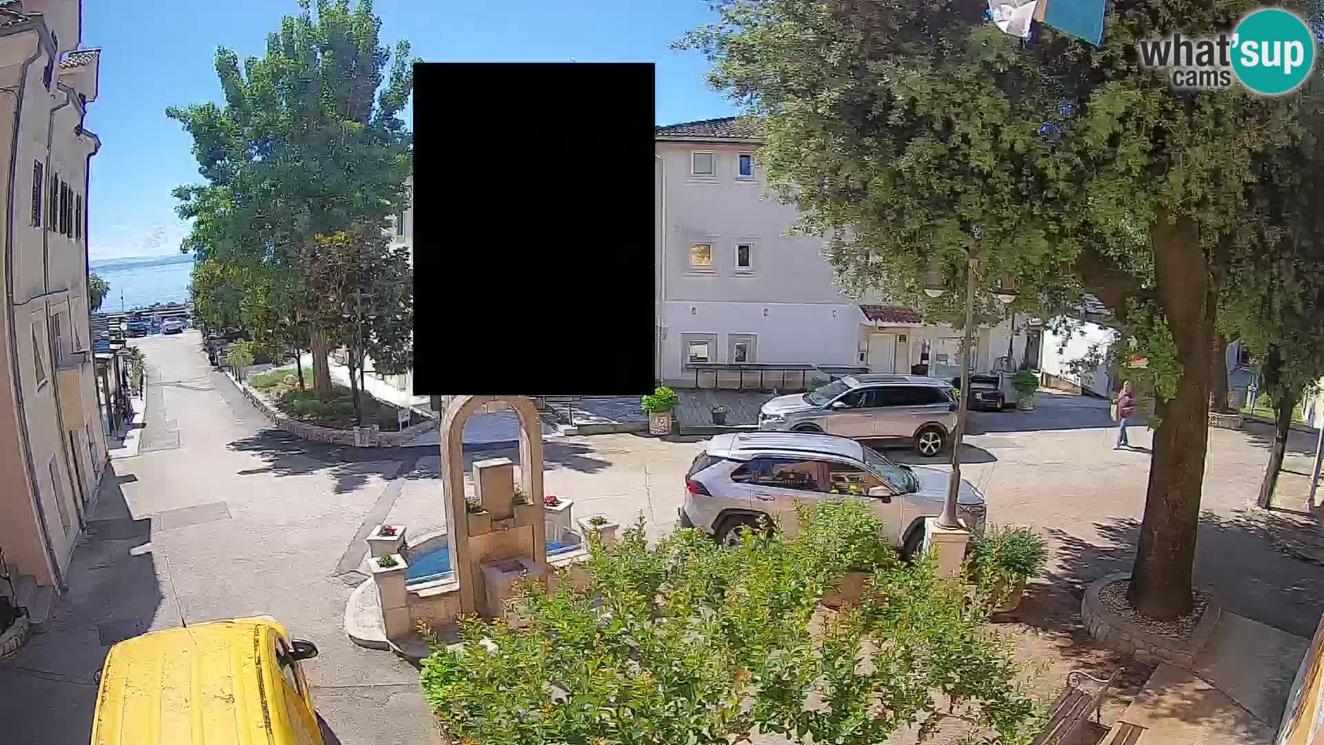Webcam Mošćenička Draga Zentrum – Liveblick auf das Ortszentrum