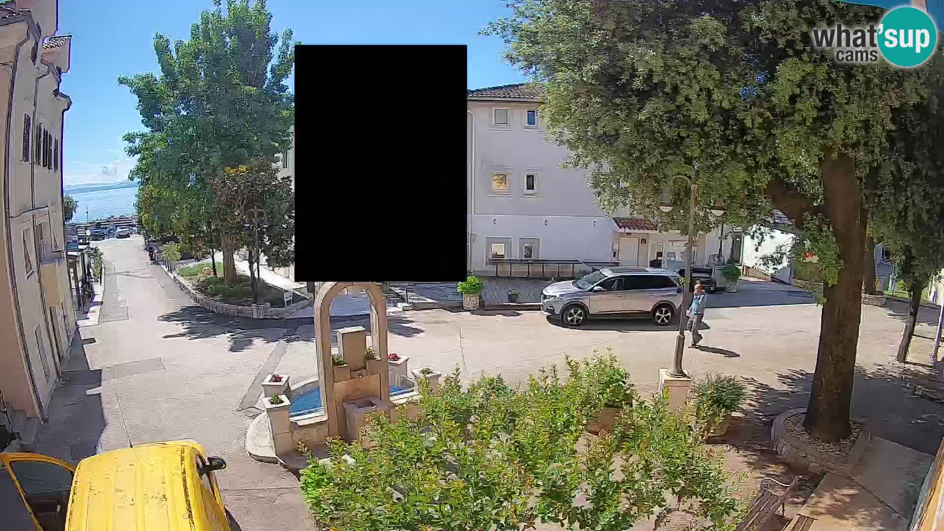 Webcam Centro Draga di Moschiena – Vista live sul centro