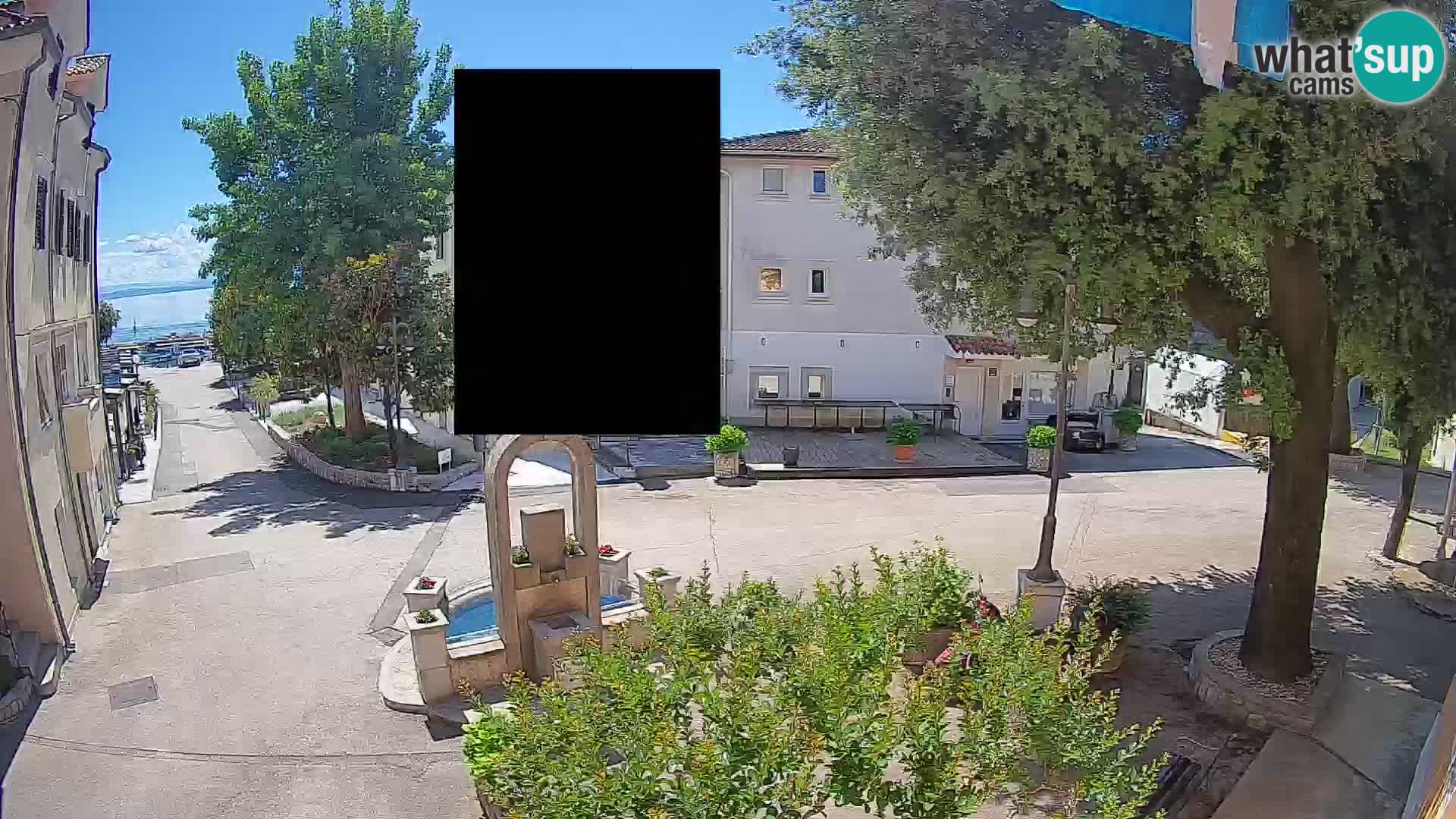 Webcam Centre de Mošćenička Draga – Vue en direct du centre-ville