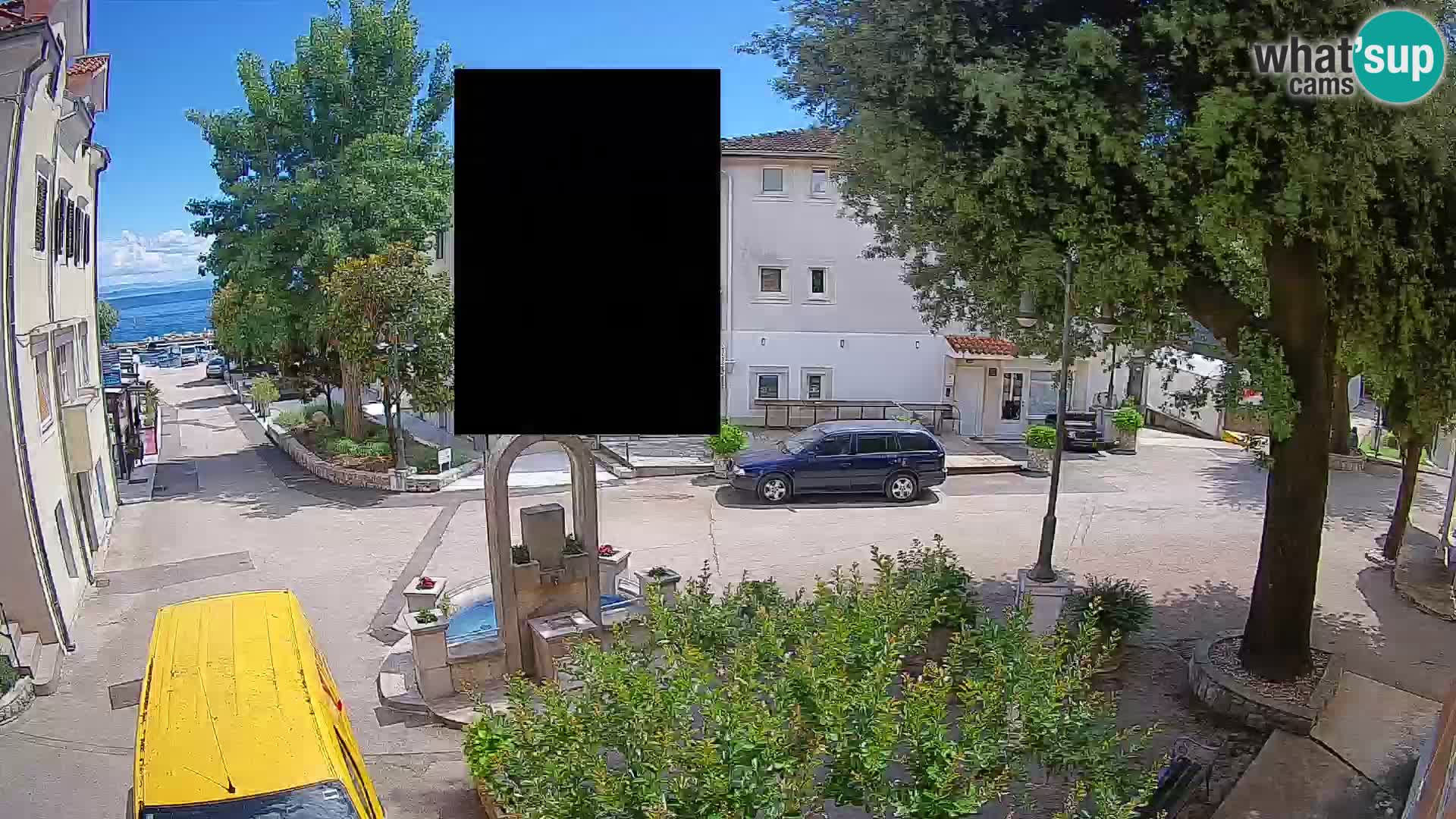 Web kamera centar Mošćeničke Drage – Pogled uživo