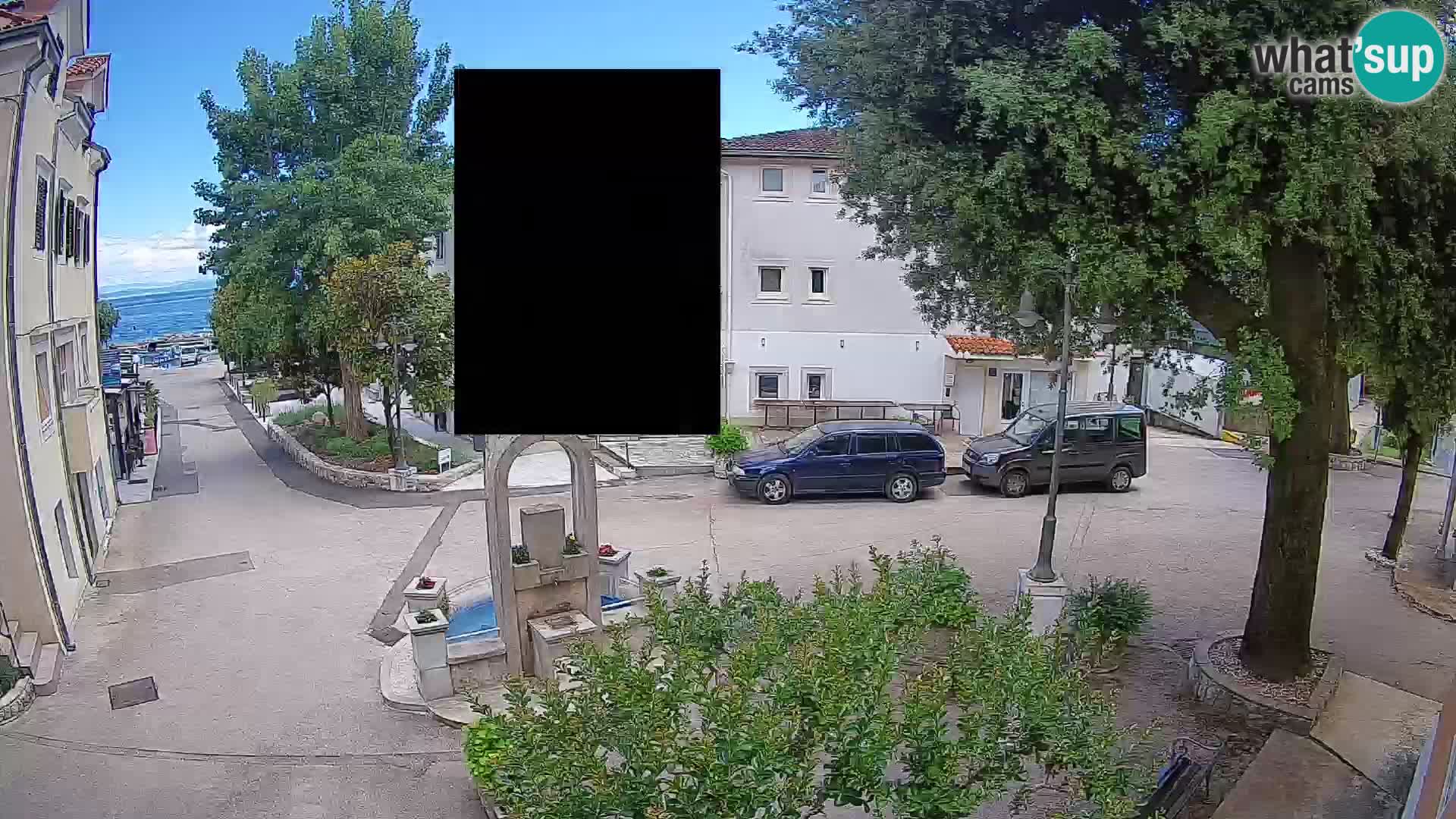 Webcam Mošćenička Draga Center – Live View of the Town Center