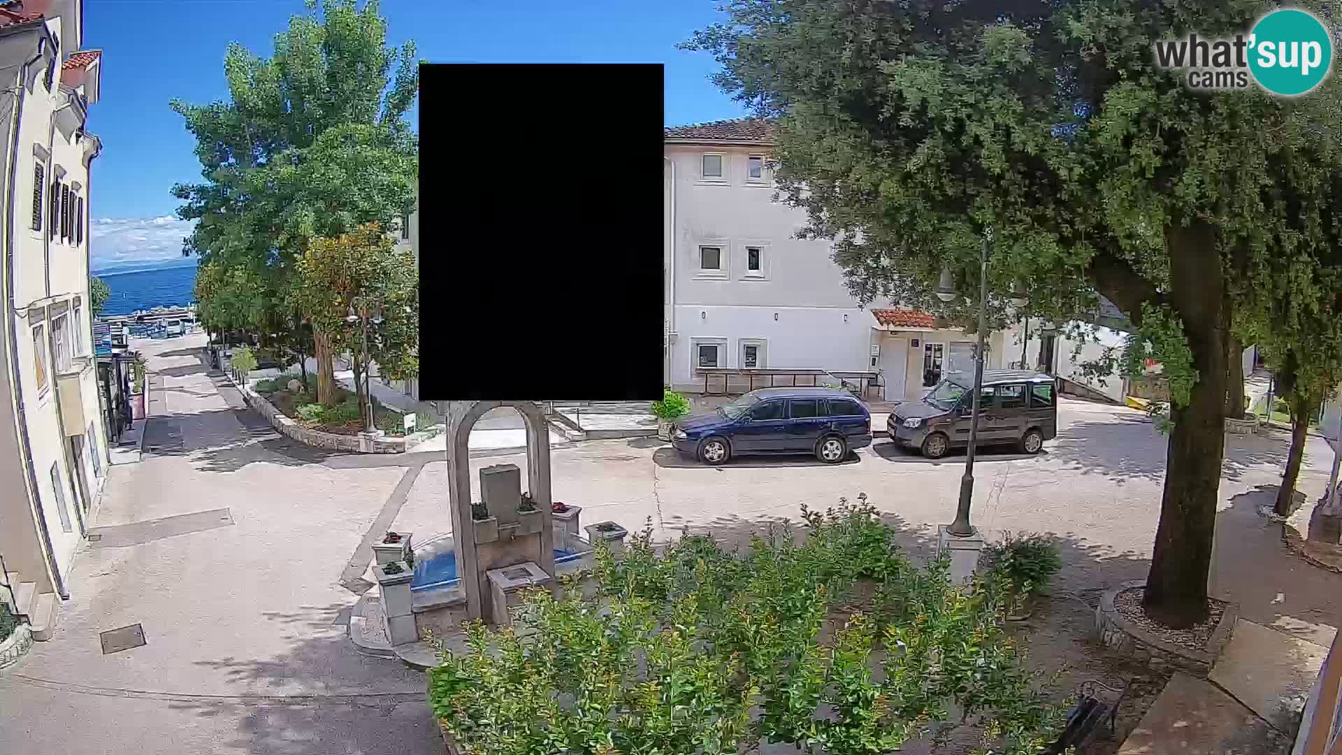 Webcam Mošćenička Draga Zentrum – Liveblick auf das Ortszentrum