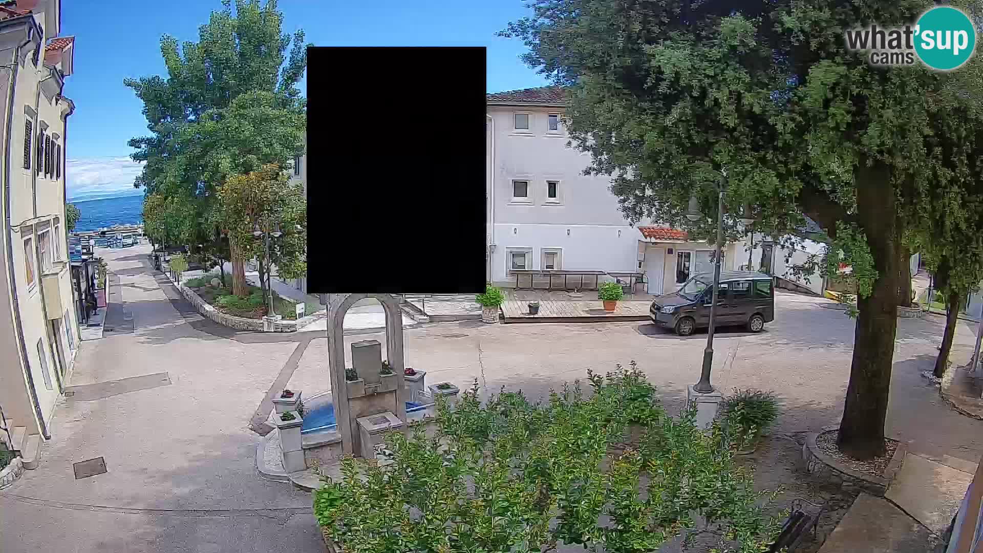 Web kamera centar Mošćeničke Drage – Pogled uživo