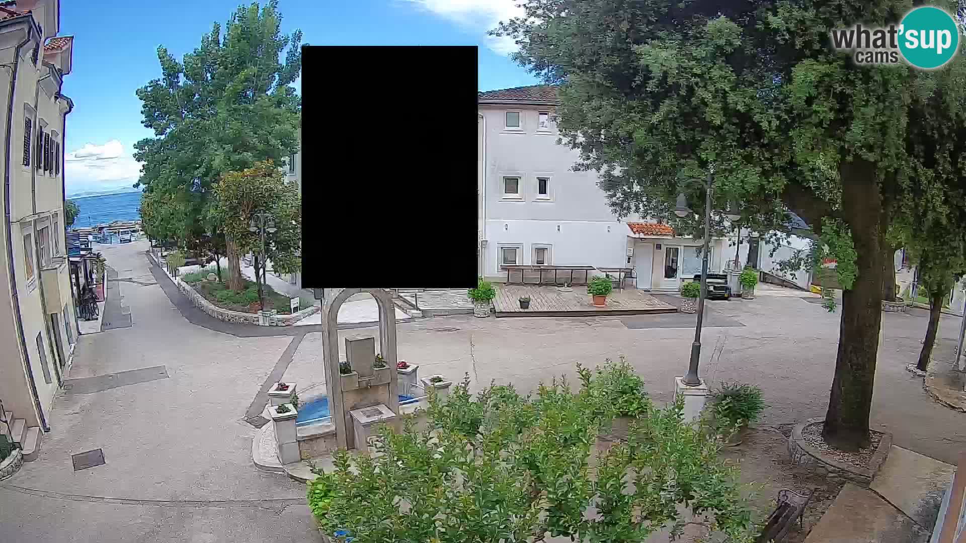 Webcam centre de Mošćenička Draga – Vue en direct du centre-ville