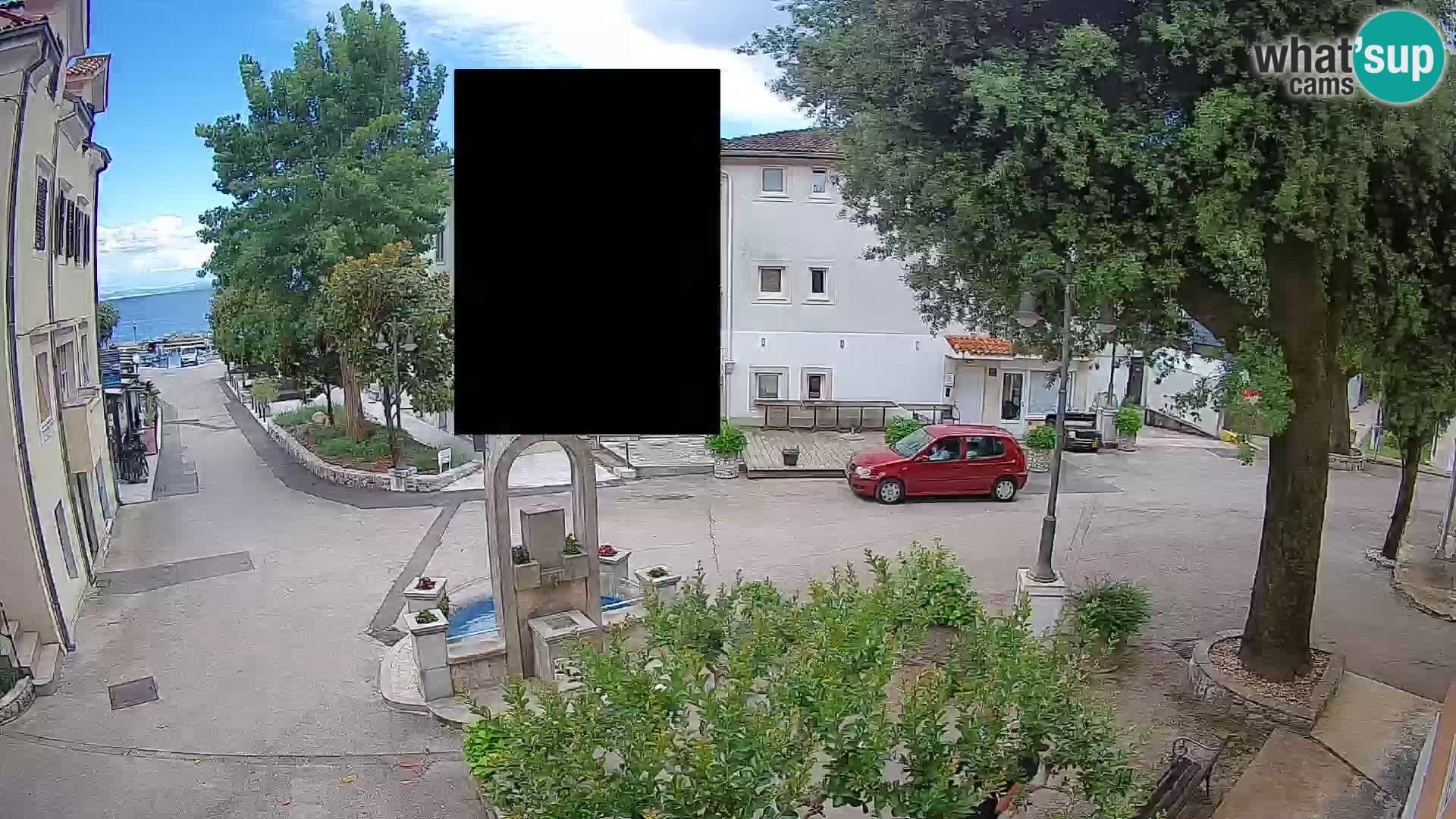 Webcam Centre de Mošćenička Draga – Vue en direct du centre-ville
