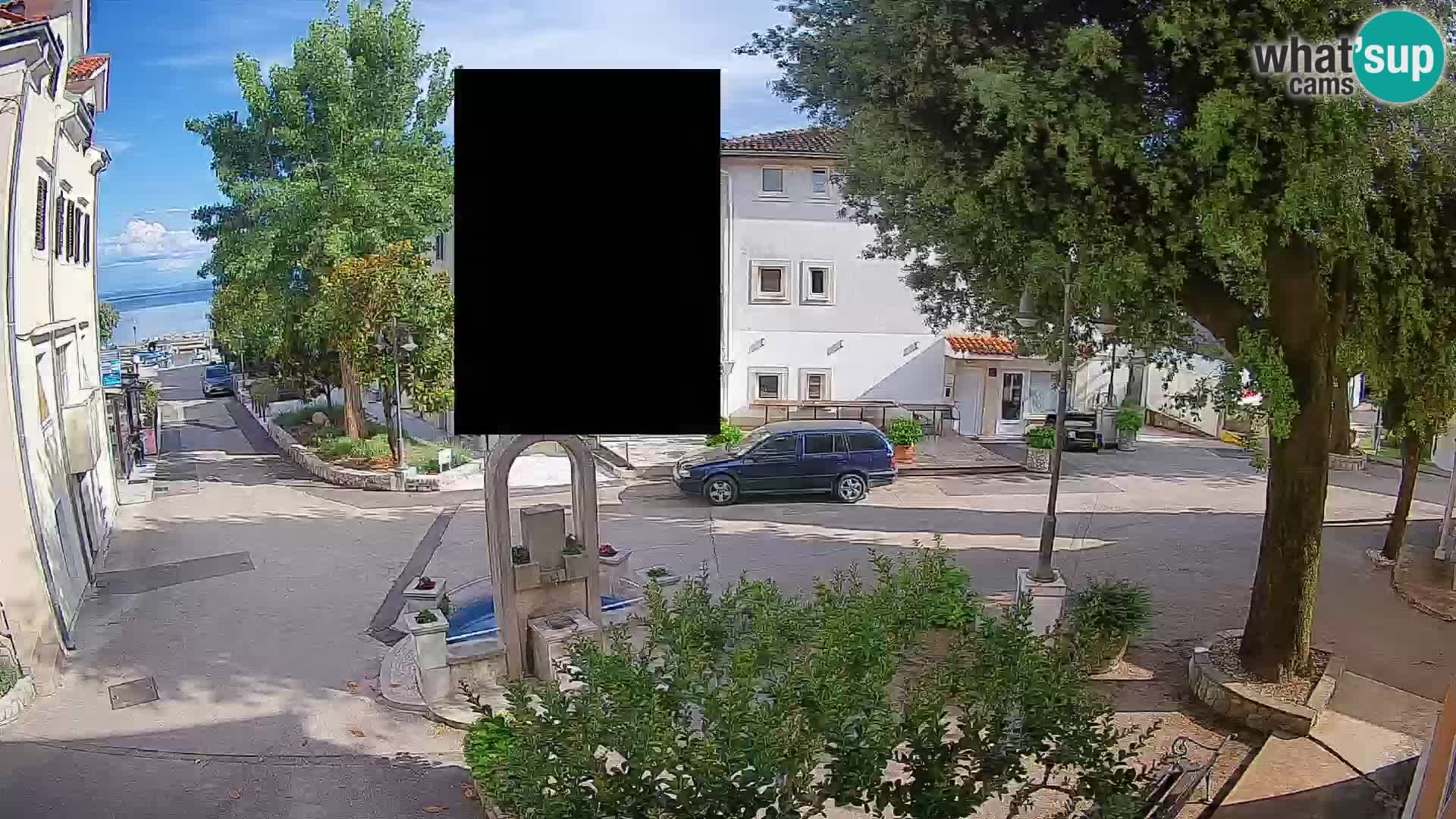 Webcam Centre de Mošćenička Draga – Vue en direct du centre-ville