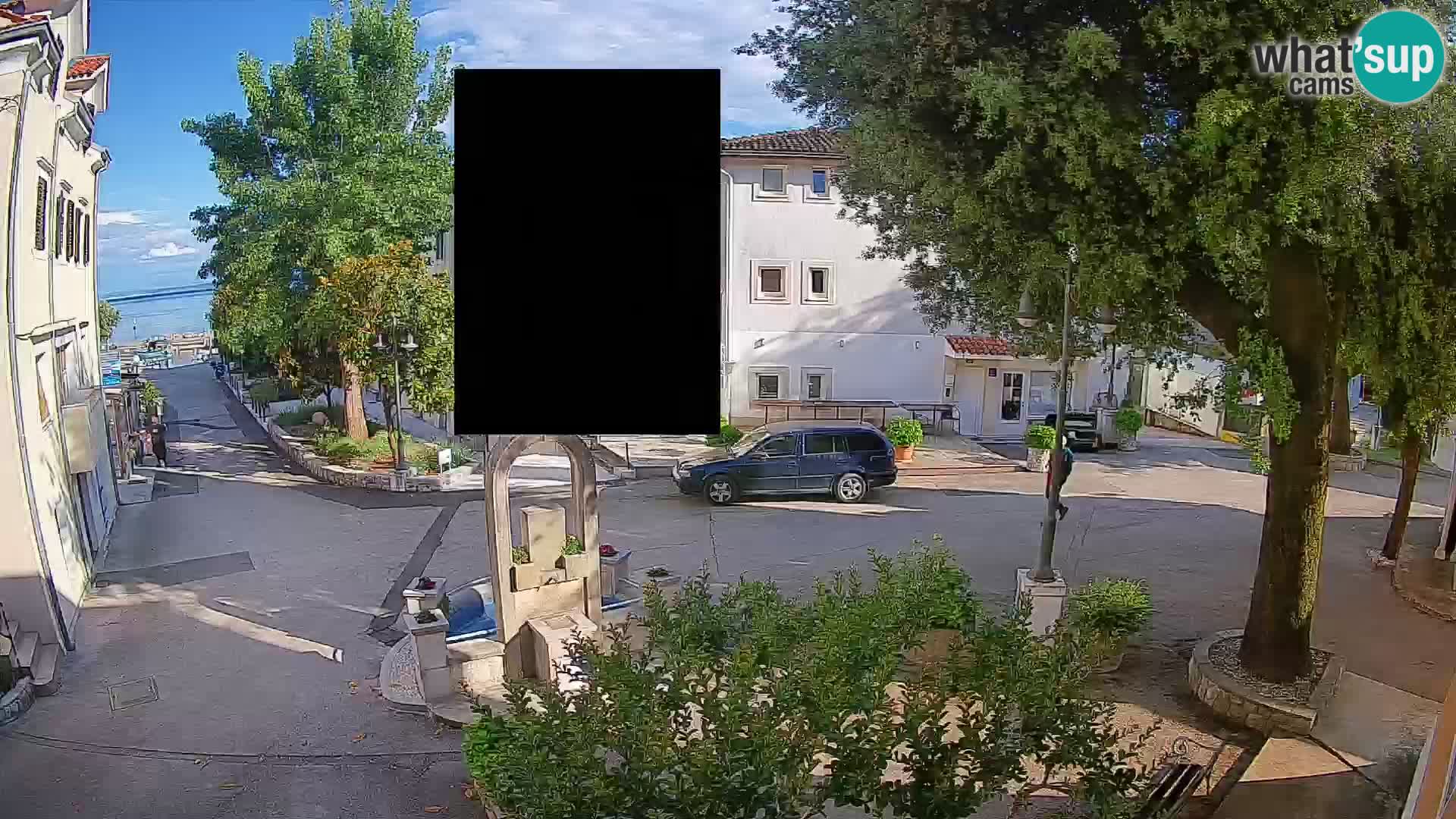 Spletna kamera center Mošćeniška Draga – Pogled v živo