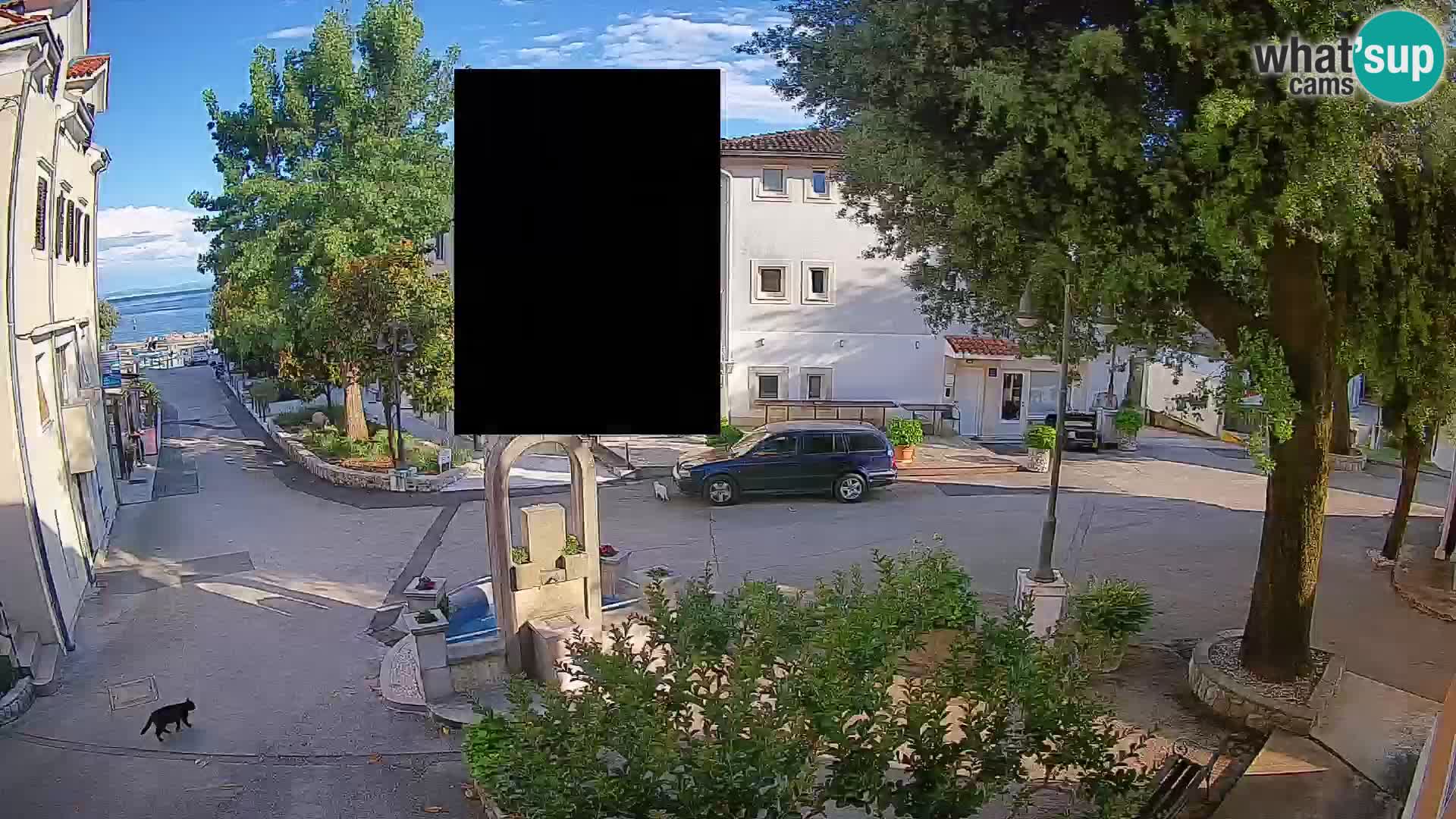 Webcam centre de Mošćenička Draga – Vue en direct du centre-ville