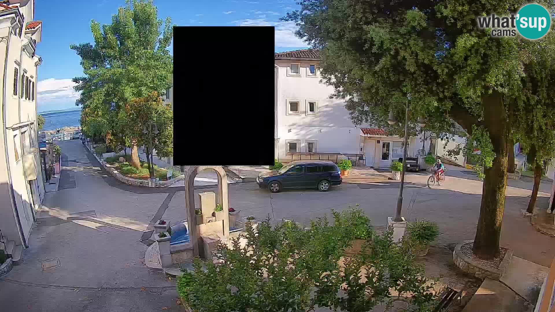 Webcam Centro Draga di Moschiena – Vista live sul centro