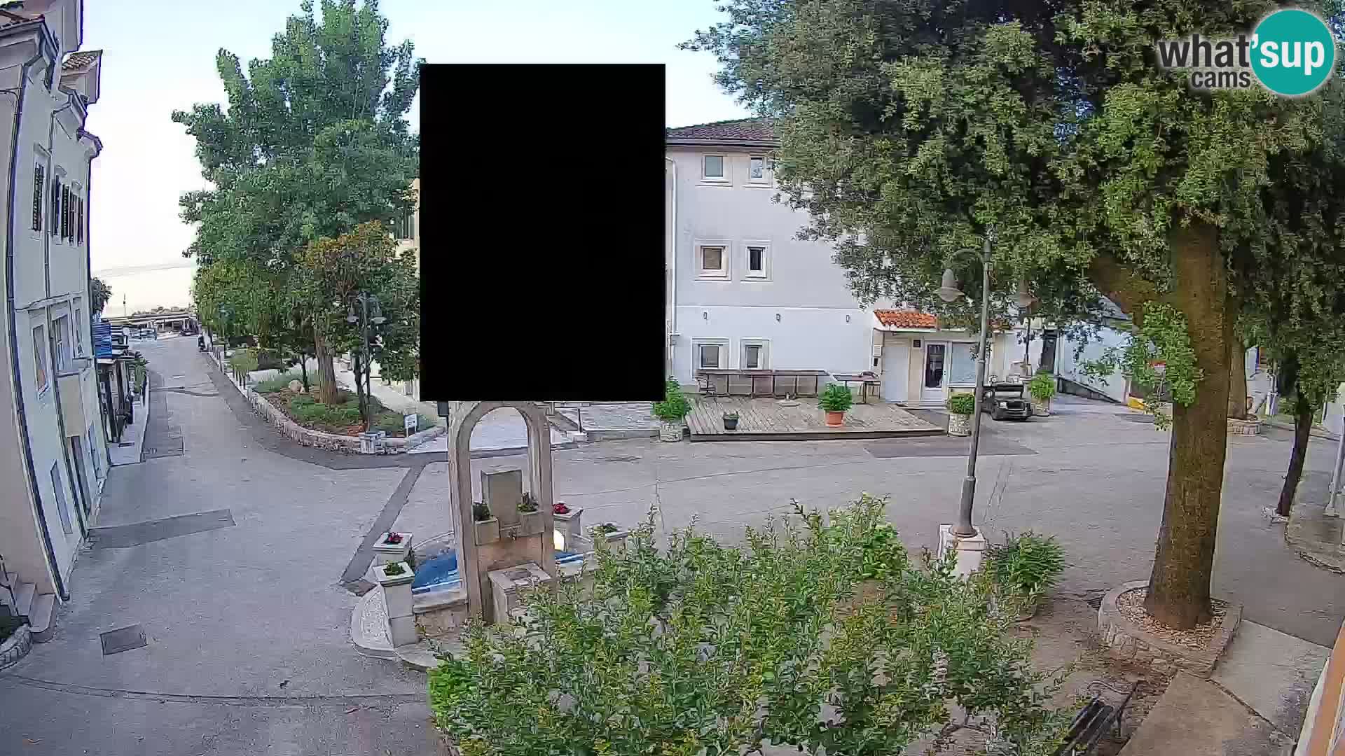 Webcam Centre de Mošćenička Draga – Vue en direct du centre-ville