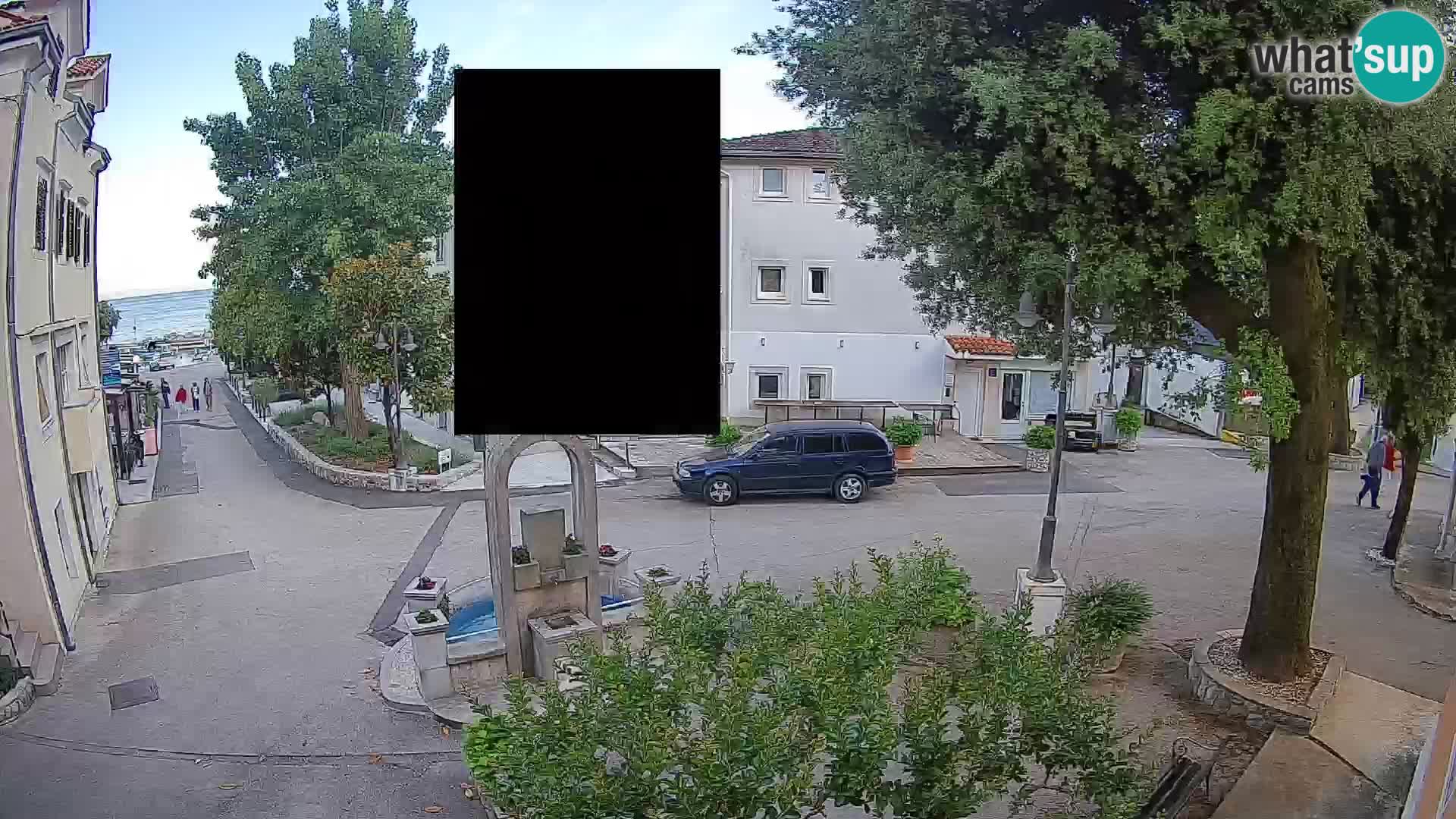 Webcam Centre de Mošćenička Draga – Vue en direct du centre-ville