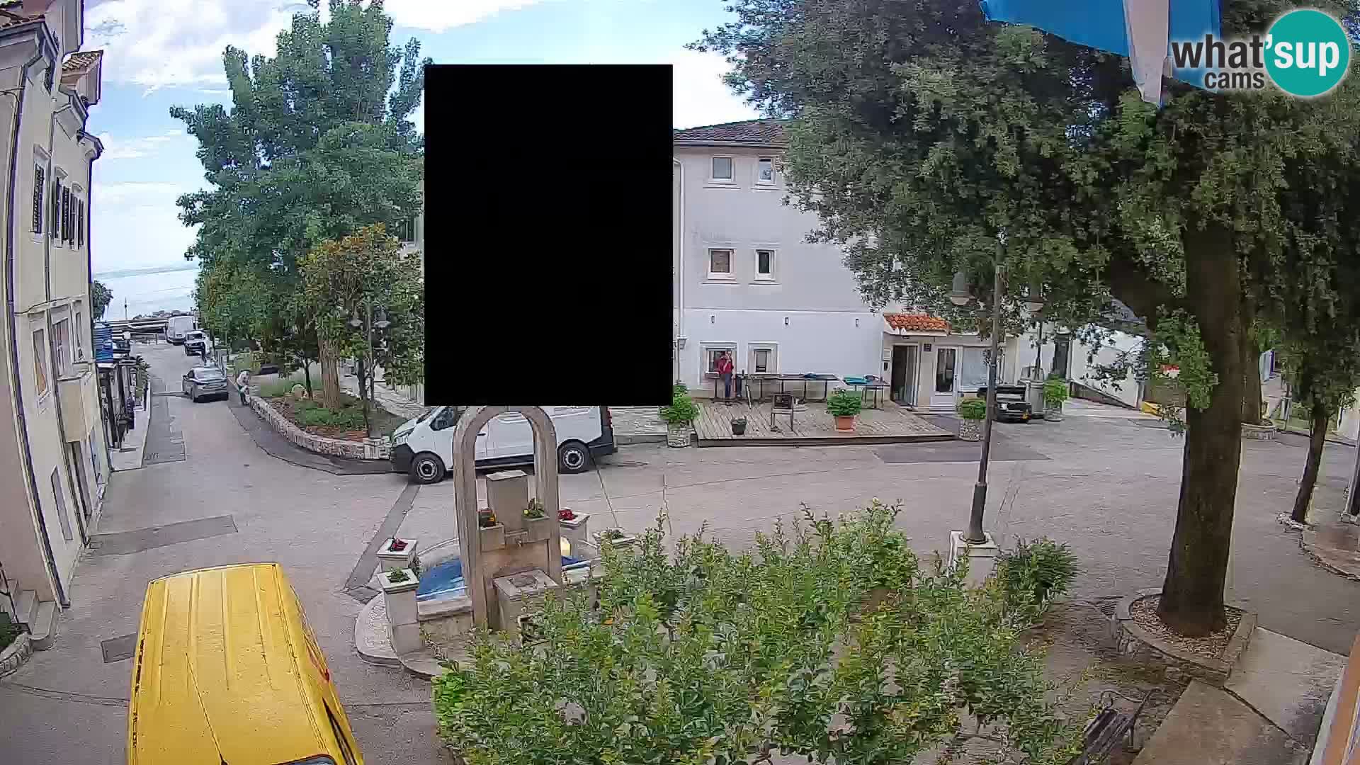Webcam Mošćenička Draga Center – Live View of the Town Center