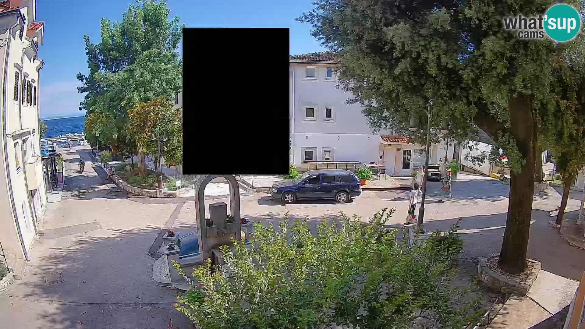 Webcam centre de Mošćenička Draga – Vue en direct du centre-ville
