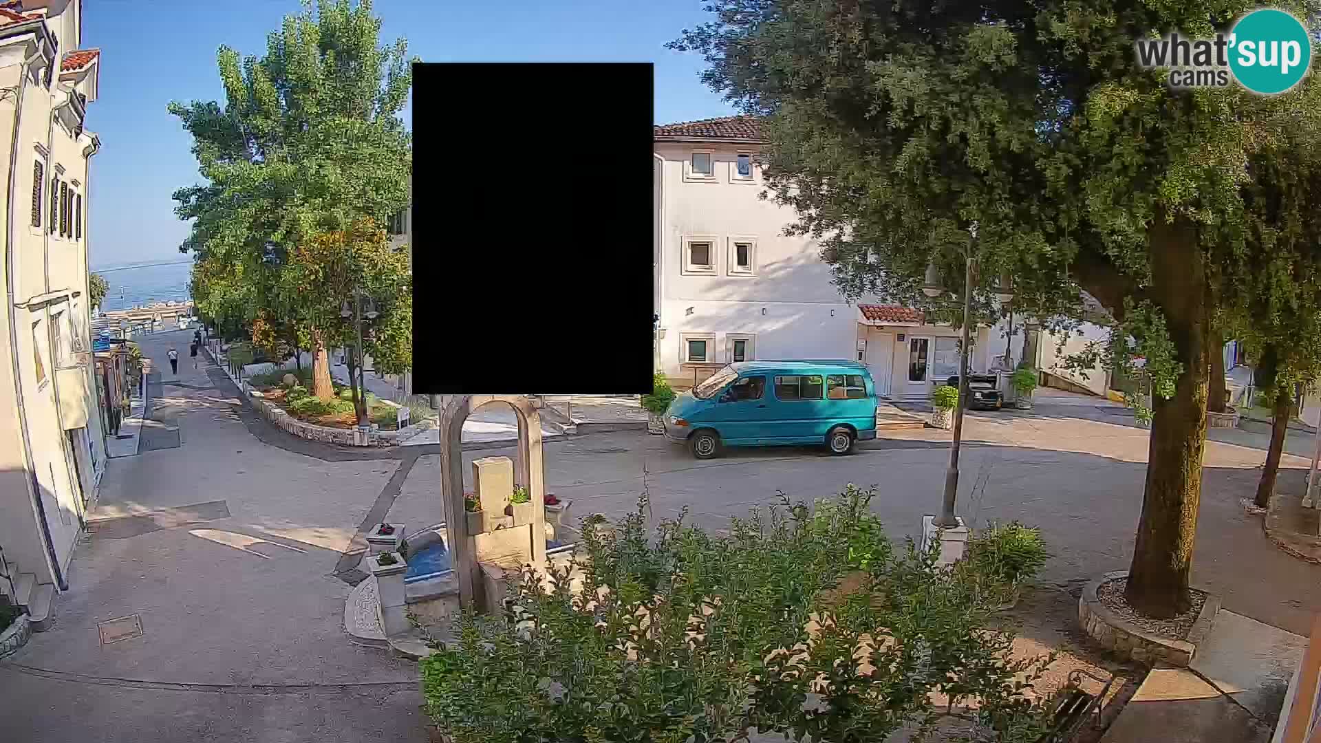 Webcam Centro Draga di Moschiena – Vista live sul centro