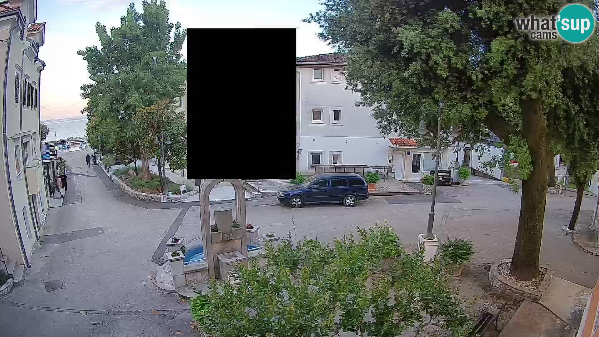 Webcam Mošćenička Draga Center – Live View of the Town Center