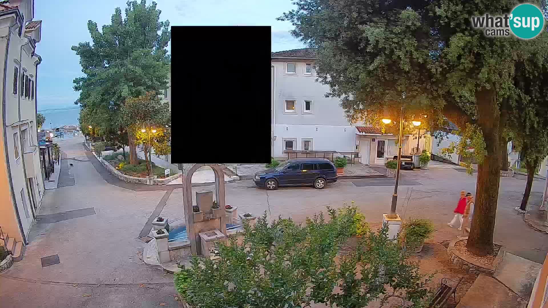 Webcam Centre de Mošćenička Draga – Vue en direct du centre-ville
