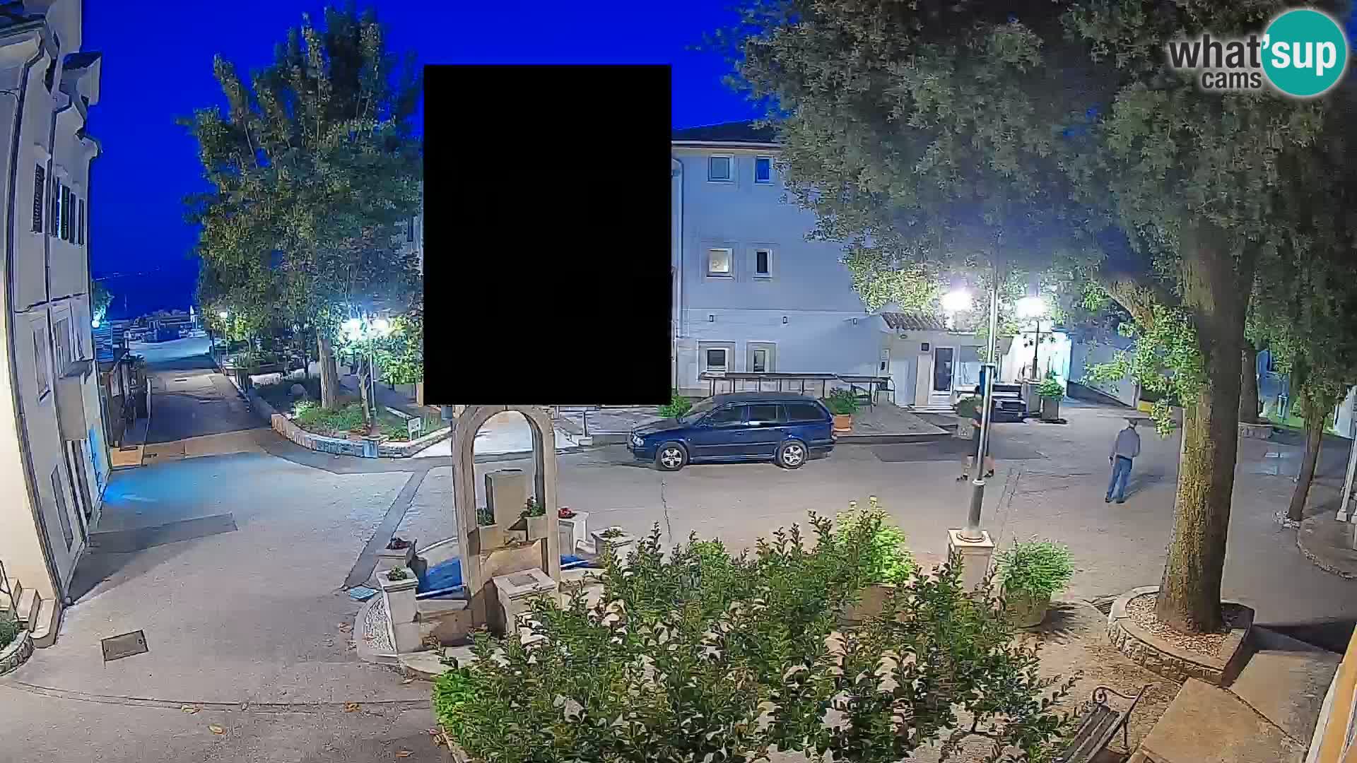 Webcam centre de Mošćenička Draga – Vue en direct du centre-ville