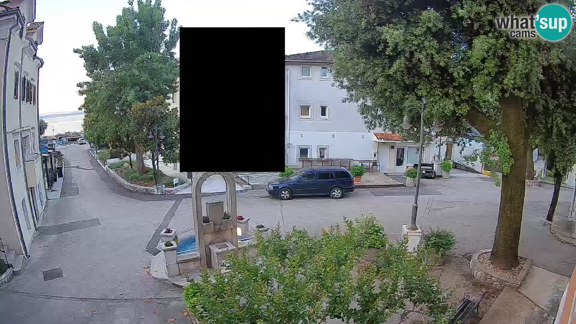 Webcam Mošćenička Draga Center – Live View of the Town Center