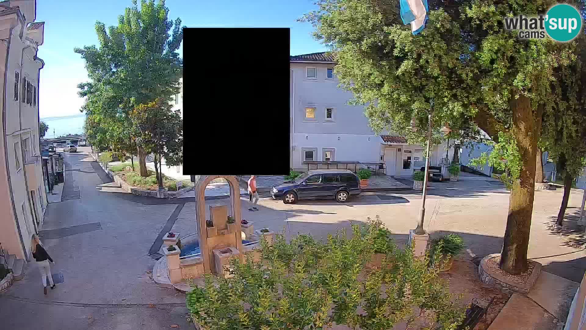 Webcam Mošćenička Draga Center – Live View of the Town Center